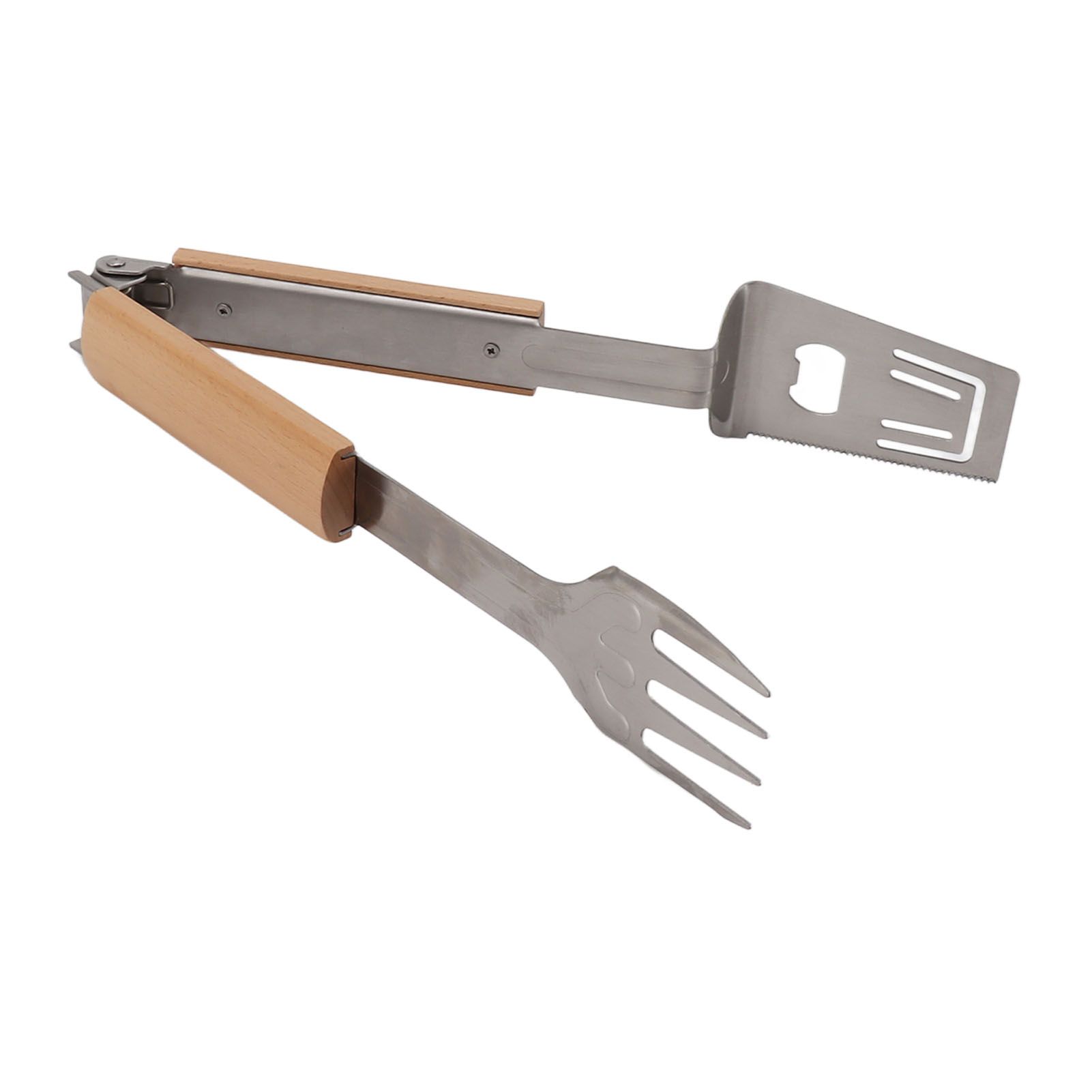 Grill Spatula Fork Tongs Durable Stainless Steel Food Tongs Multifunctional view 7