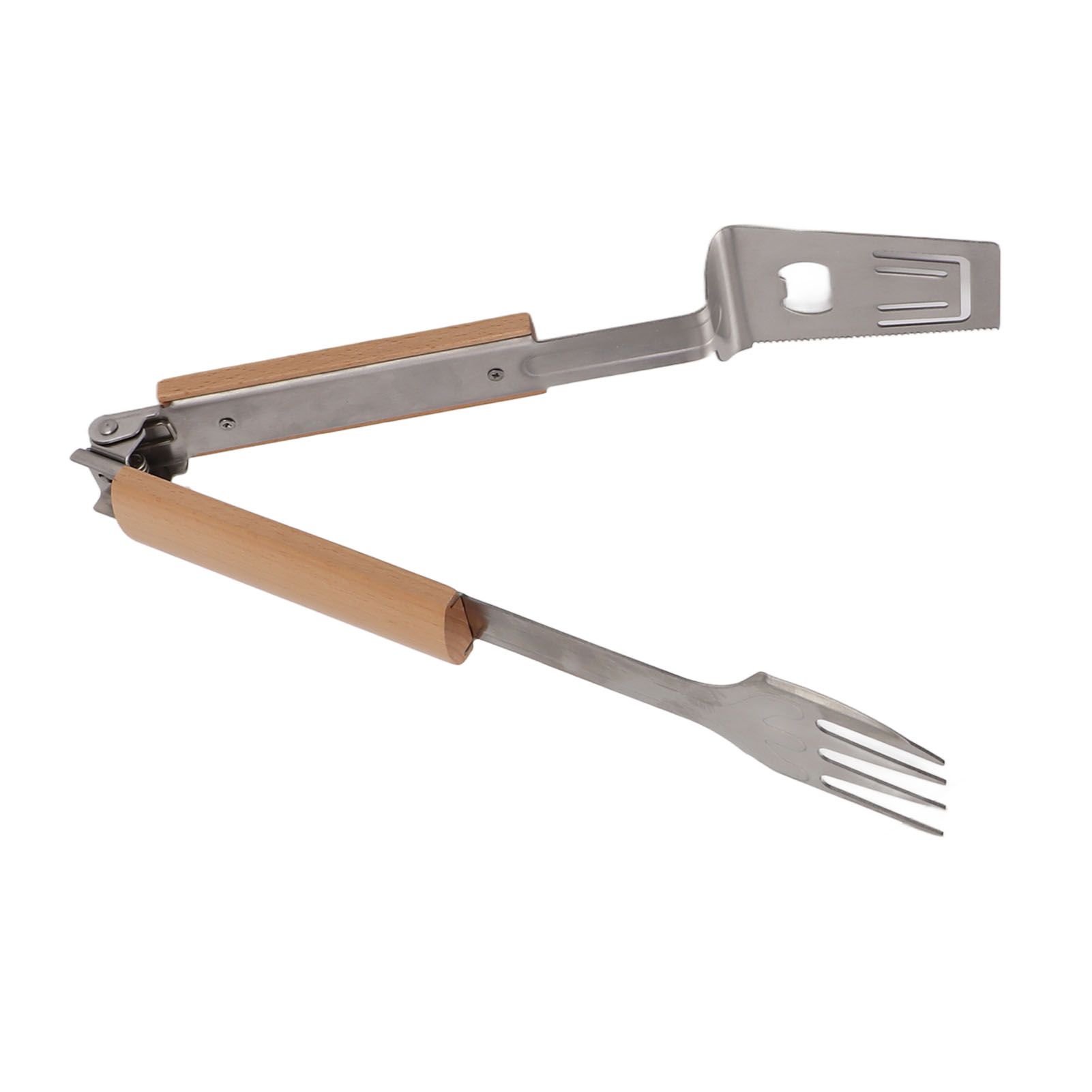 Grill Spatula Fork Tongs Durable Stainless Steel Food Tongs Multifunctional view 9