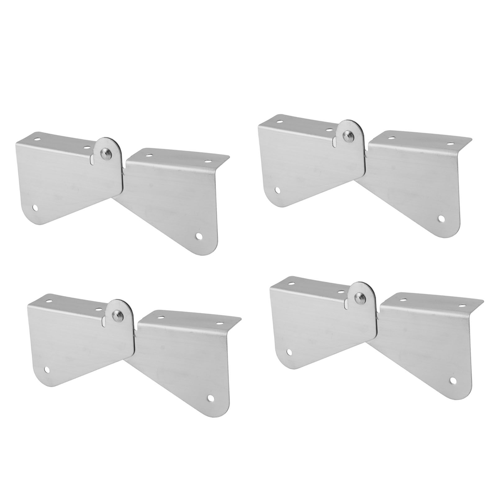 4PCS Gutter Downspout Extension Hinge Stainless Steel Flip Up Hinge for view 2