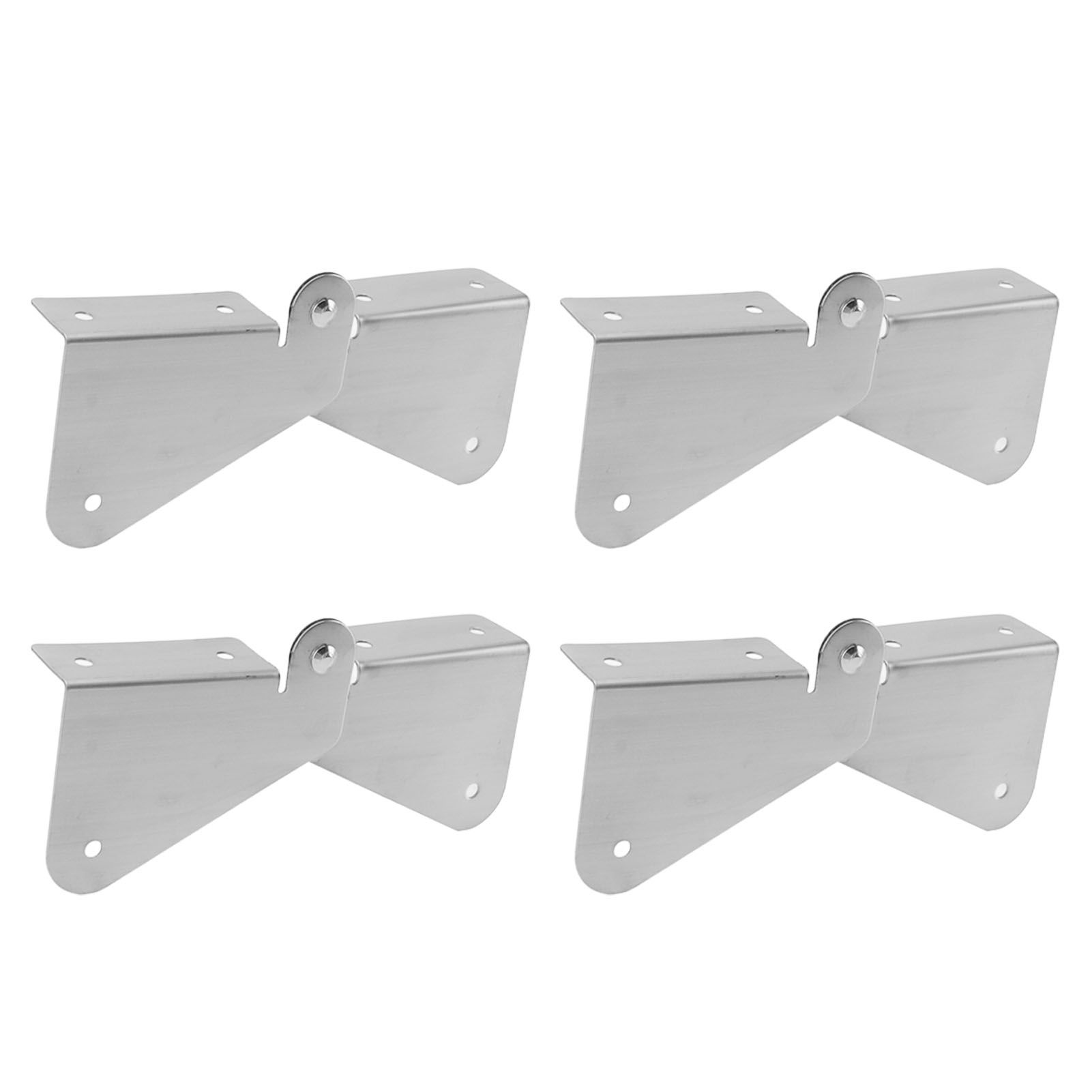 4PCS Gutter Downspout Extension Hinge Stainless Steel Flip Up Hinge for view 7