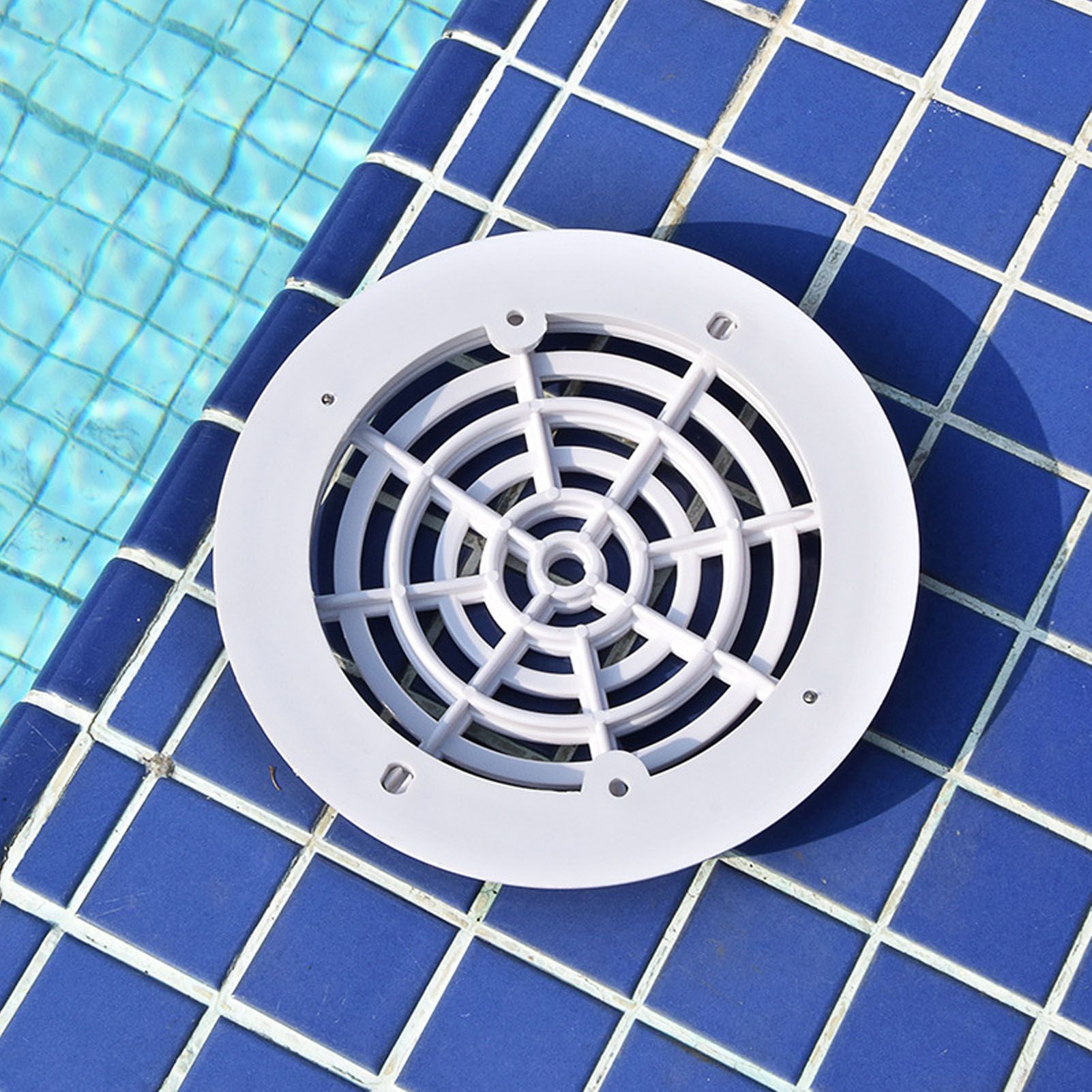 Round Main Drain Cover 203mm Durable ABS Floor Drain Cover for Swimming Pool view 5