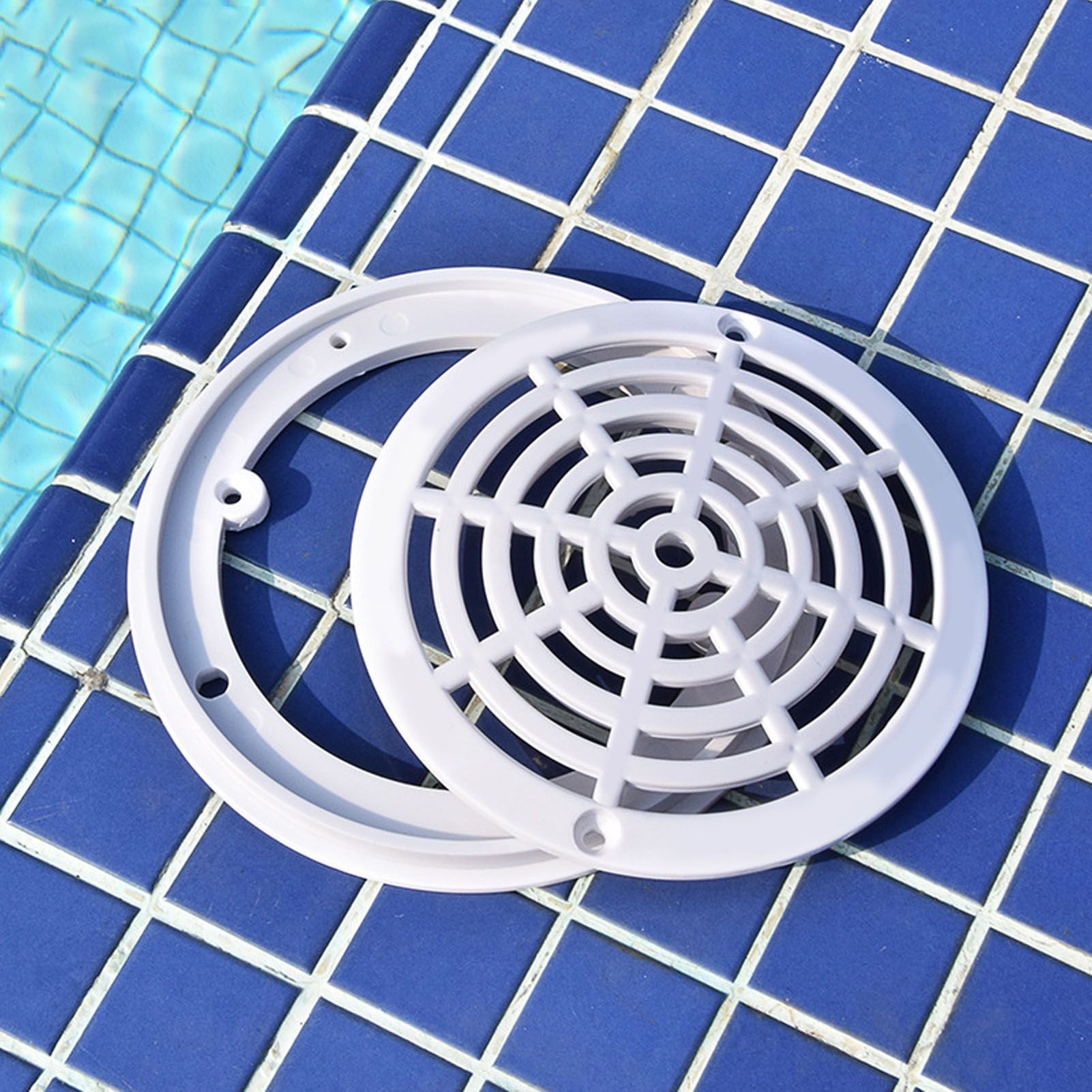 Round Main Drain Cover 203mm Durable ABS Floor Drain Cover for Swimming Pool view 6