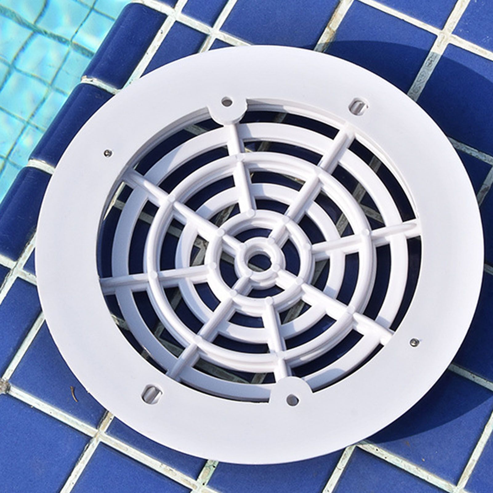 Round Main Drain Cover 203mm Durable ABS Floor Drain Cover for Swimming Pool view 11