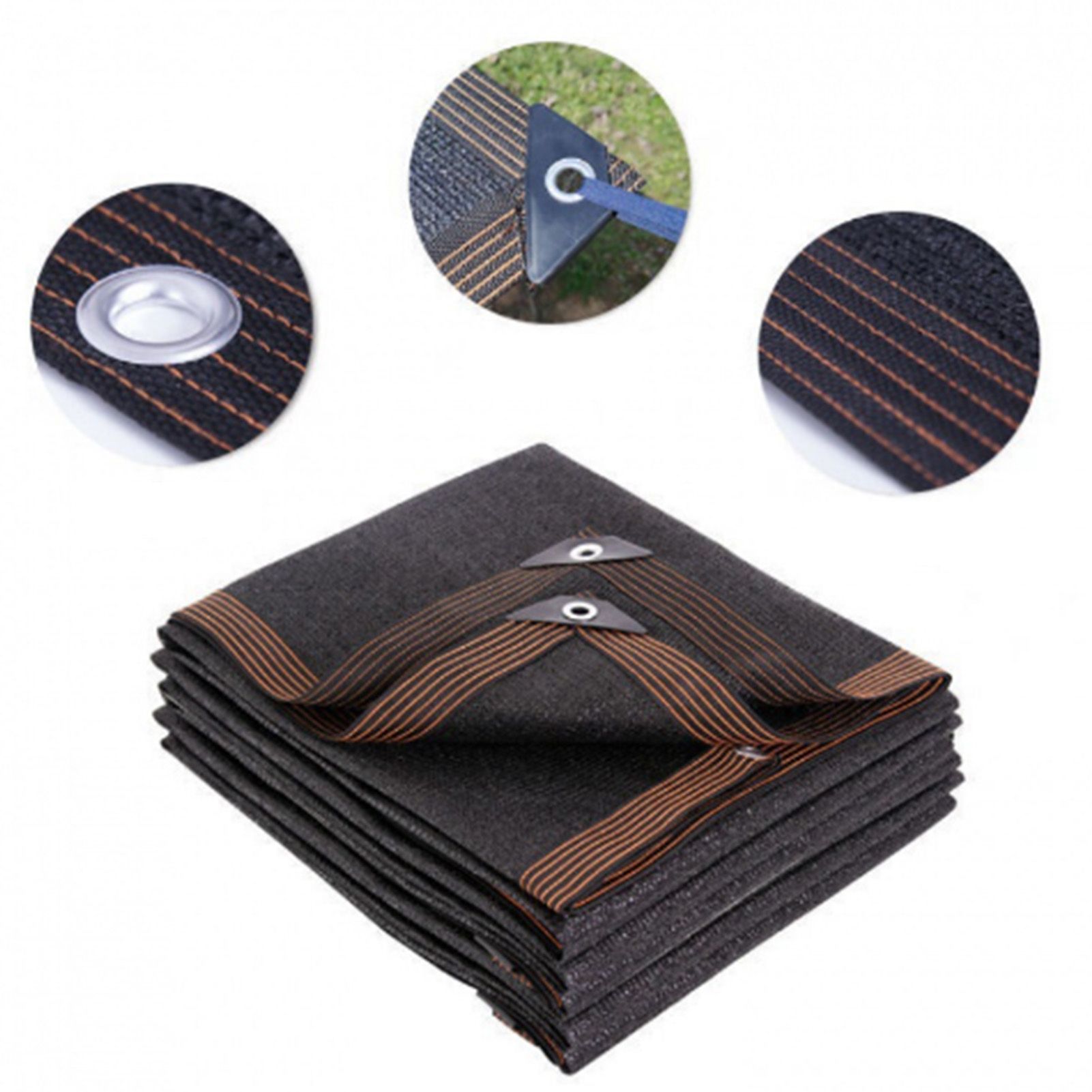 Black Shade Cloth Durable Garden Sun Shade Netting Antifreezing Sun Shade view 9