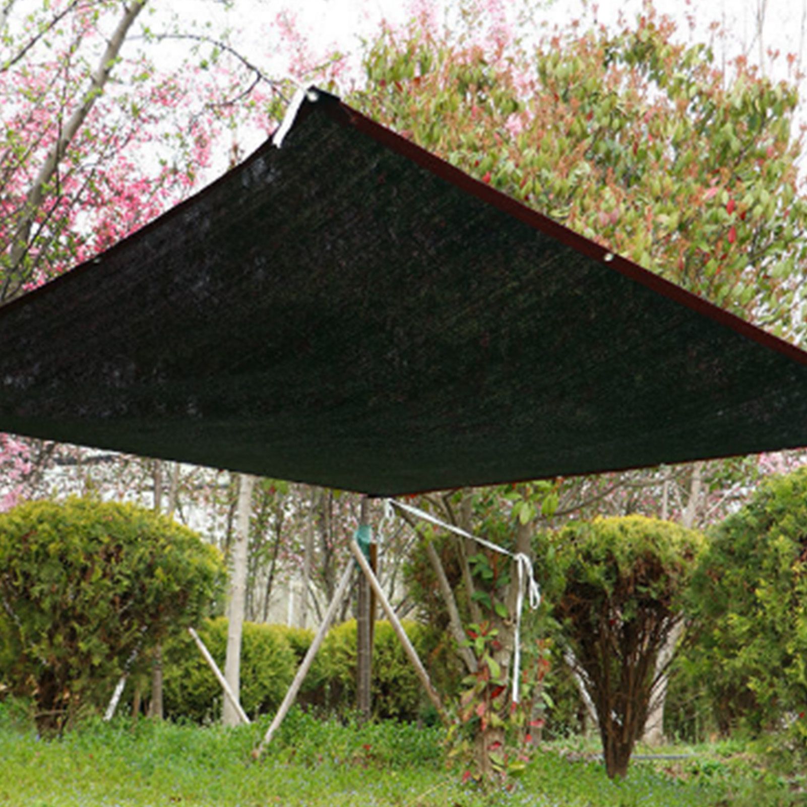Black Shade Cloth Durable Garden Sun Shade Netting Antifreezing Sun Shade view 10