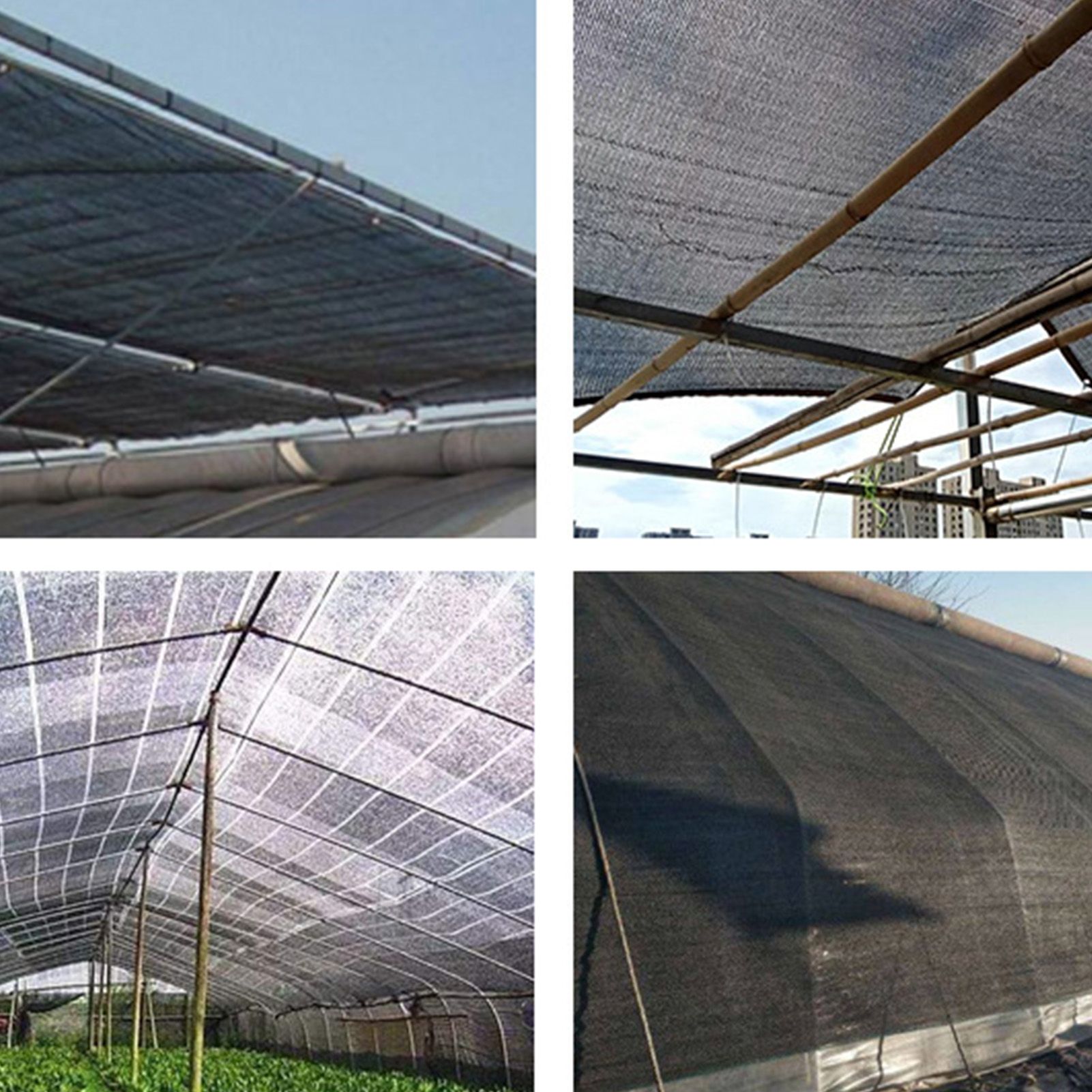 Black Shade Cloth Durable Garden Sun Shade Netting Antifreezing Sun Shade view 12