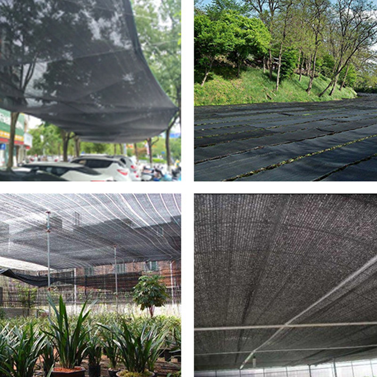 Black Shade Cloth Durable Garden Sun Shade Netting Antifreezing Sun Shade view 13