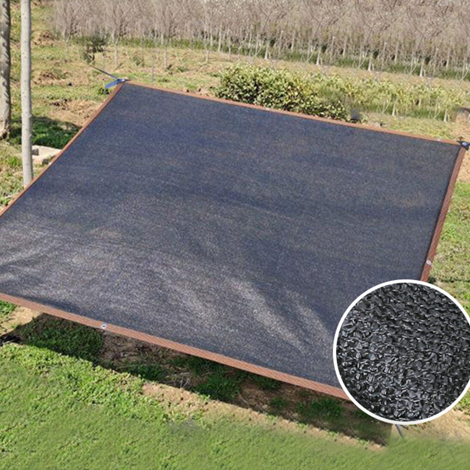 Black Shade Cloth Durable Garden Sun Shade Netting Antifreezing Sun Shade view 15