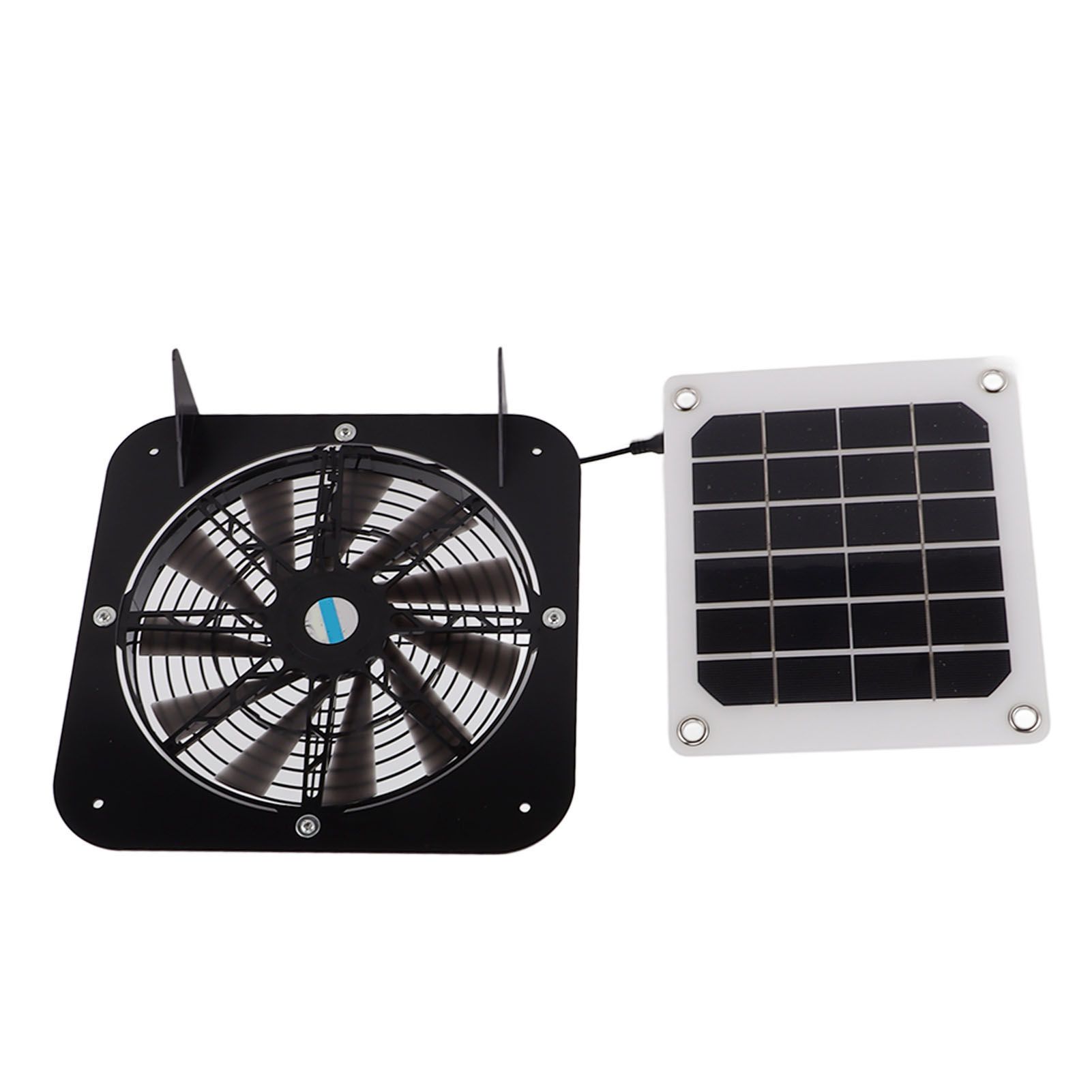 Solar Exhaust Fan 100W Solar Panel with 13.5inch Fan Waterproof Solar Panel view 2