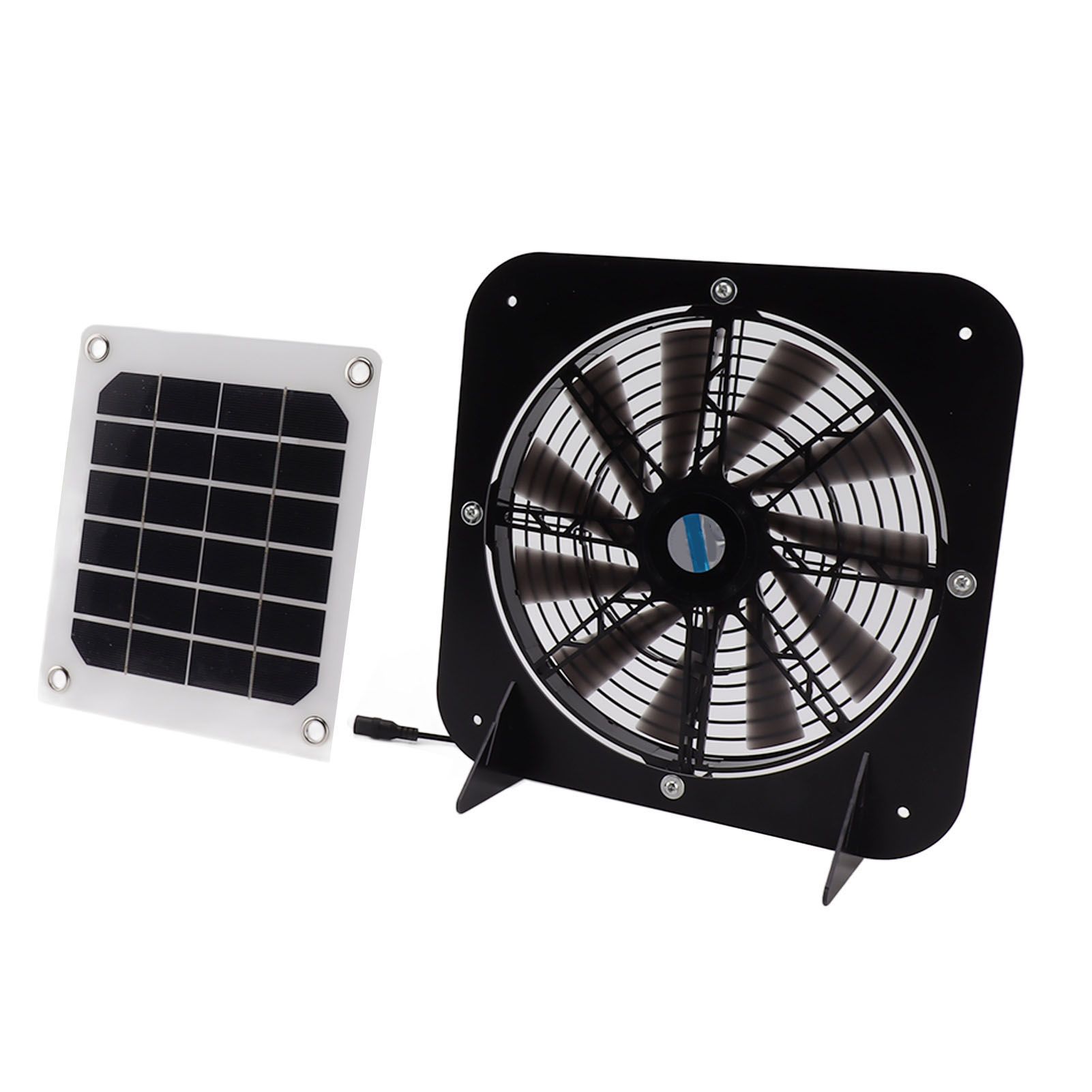 Solar Exhaust Fan 100W Solar Panel with 13.5inch Fan Waterproof Solar Panel view 4