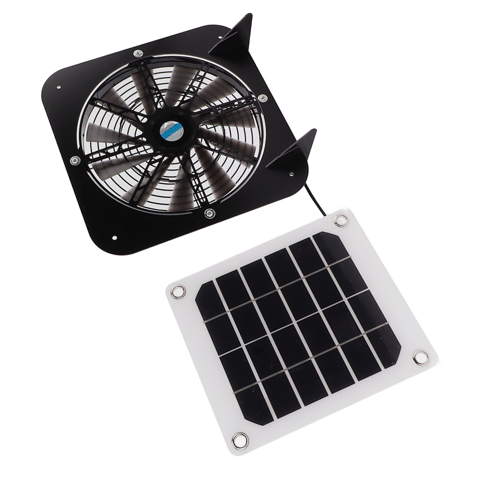 Solar Exhaust Fan 100W Solar Panel with 13.5inch Fan Waterproof Solar Panel view 5