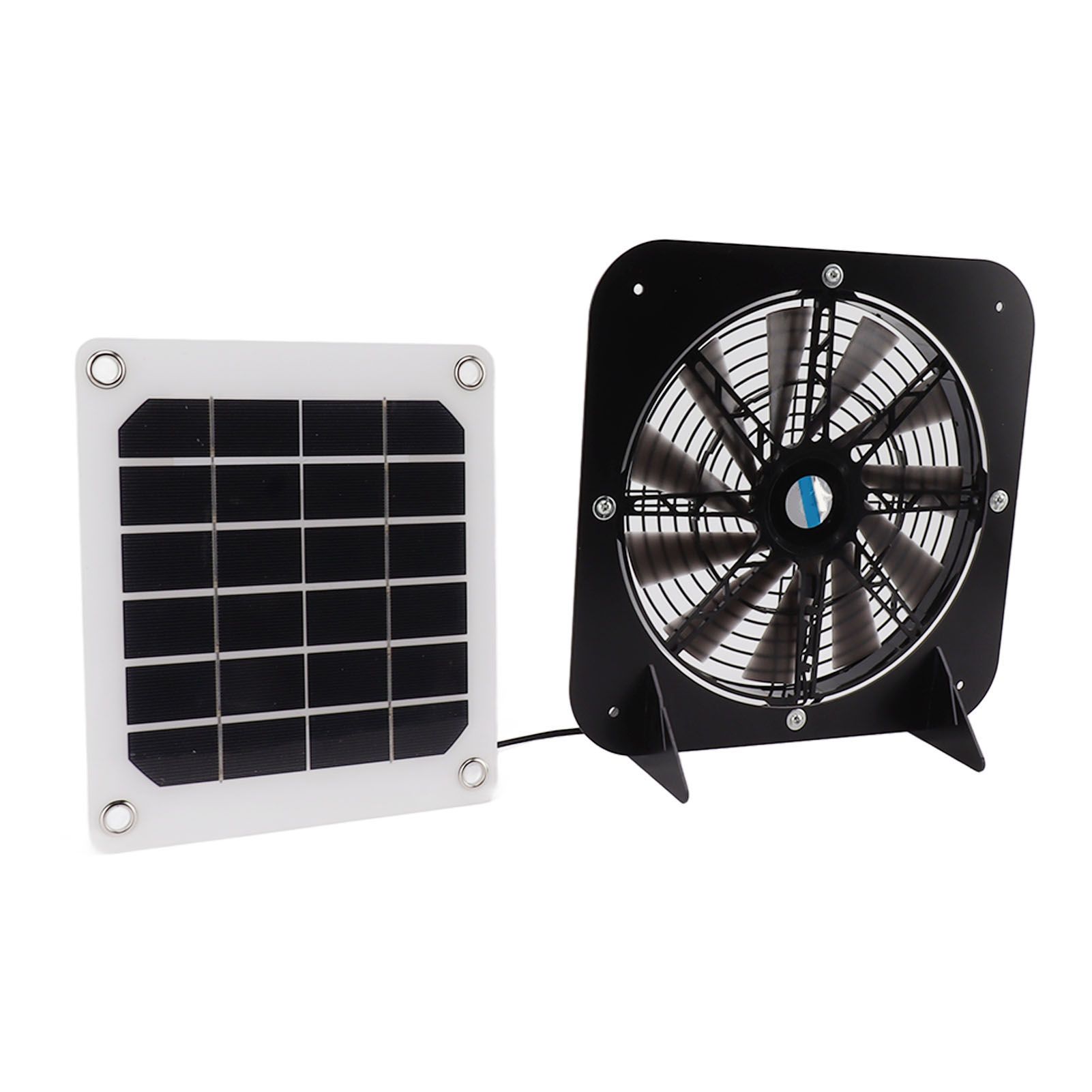 Solar Exhaust Fan 100W Solar Panel with 13.5inch Fan Waterproof Solar Panel view 6