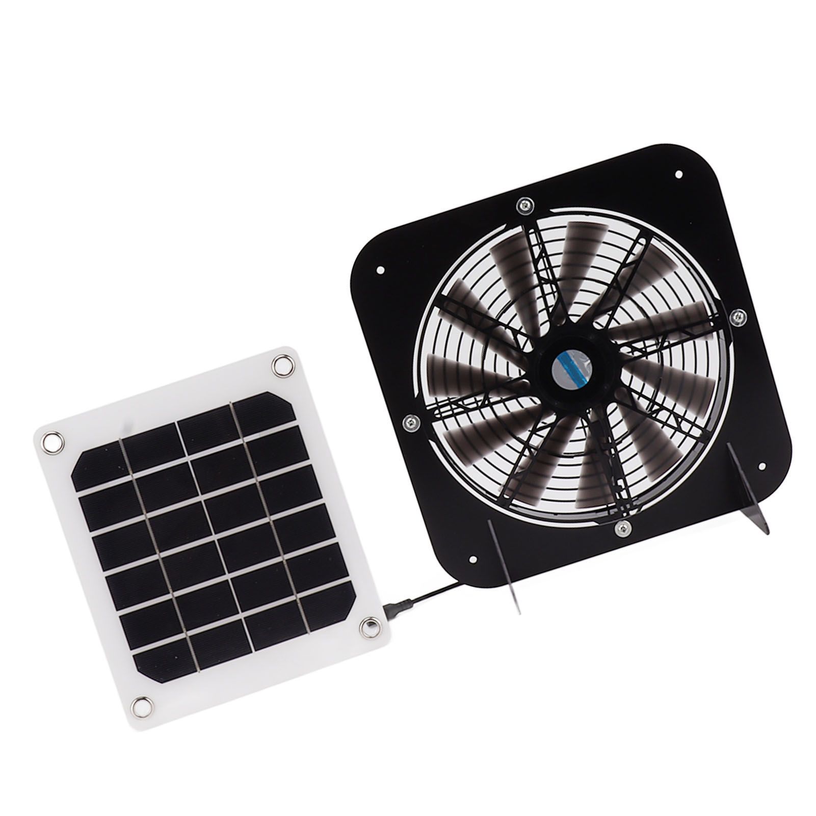 Solar Exhaust Fan 100W Solar Panel with 13.5inch Fan Waterproof Solar Panel view 7