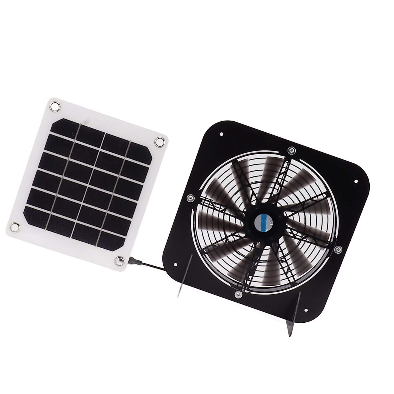 Solar Exhaust Fan 100W Solar Panel with 13.5inch Fan Waterproof Solar Panel view 8