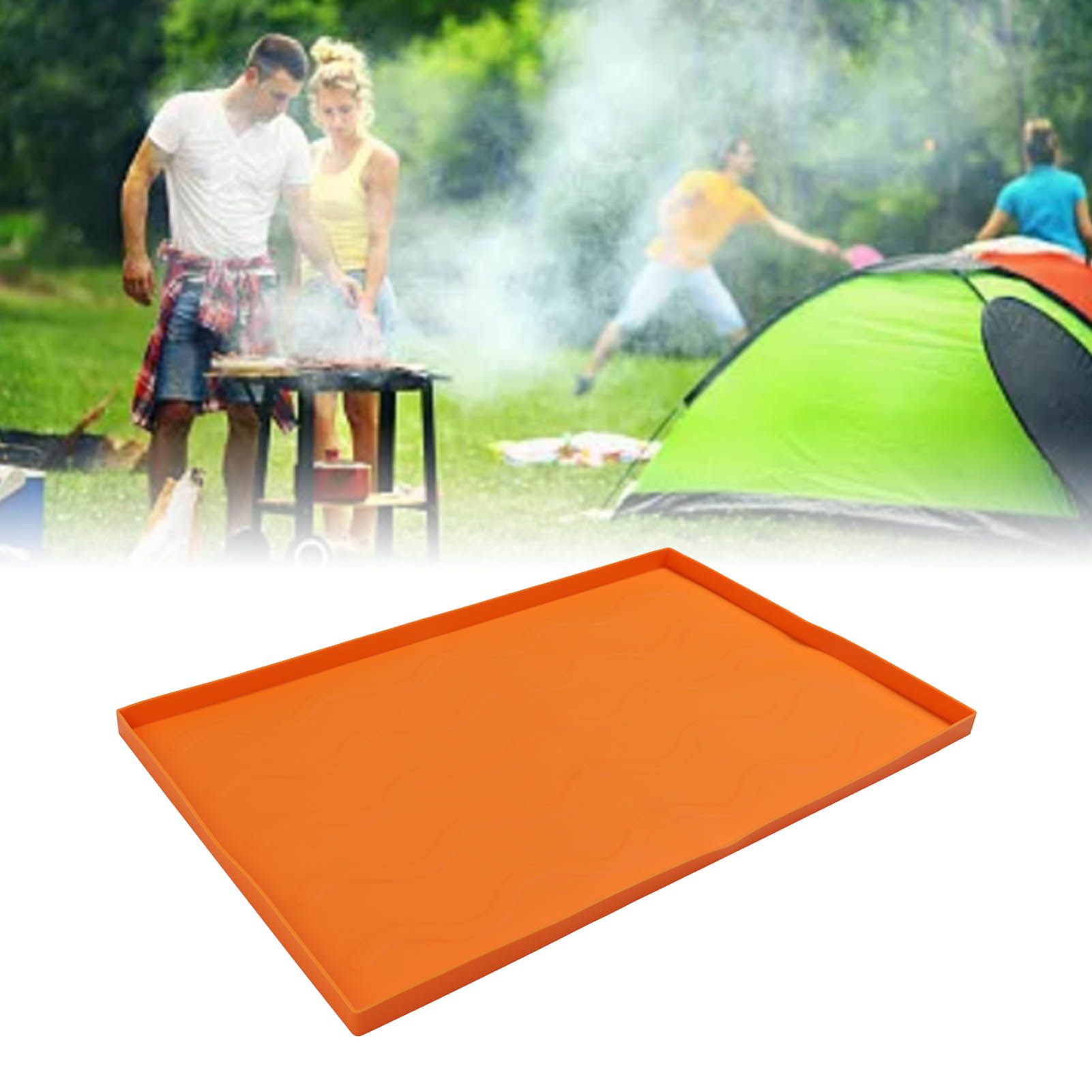 Grill Mat Silicone Blackstone Griddle Top Cover Anti Sticky Grill Protective view 11