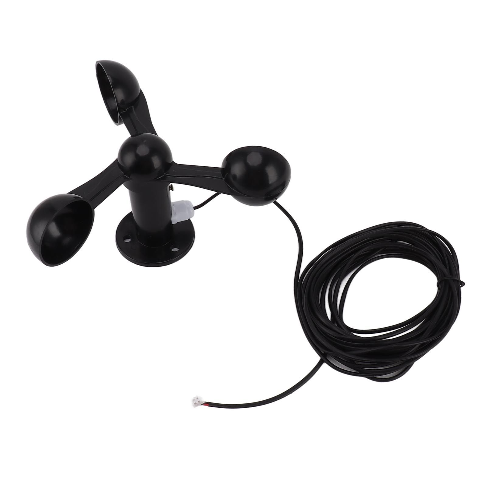 Anemometer Sensor Wind Speeds Cup with 8M Waterproof Cable 4cm Mounting Hole — image 1