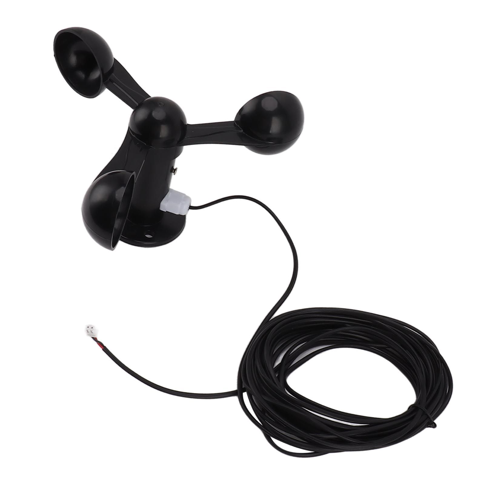 Anemometer Sensor Wind Speeds Cup with 8M Waterproof Cable 4cm Mounting Hole view 3