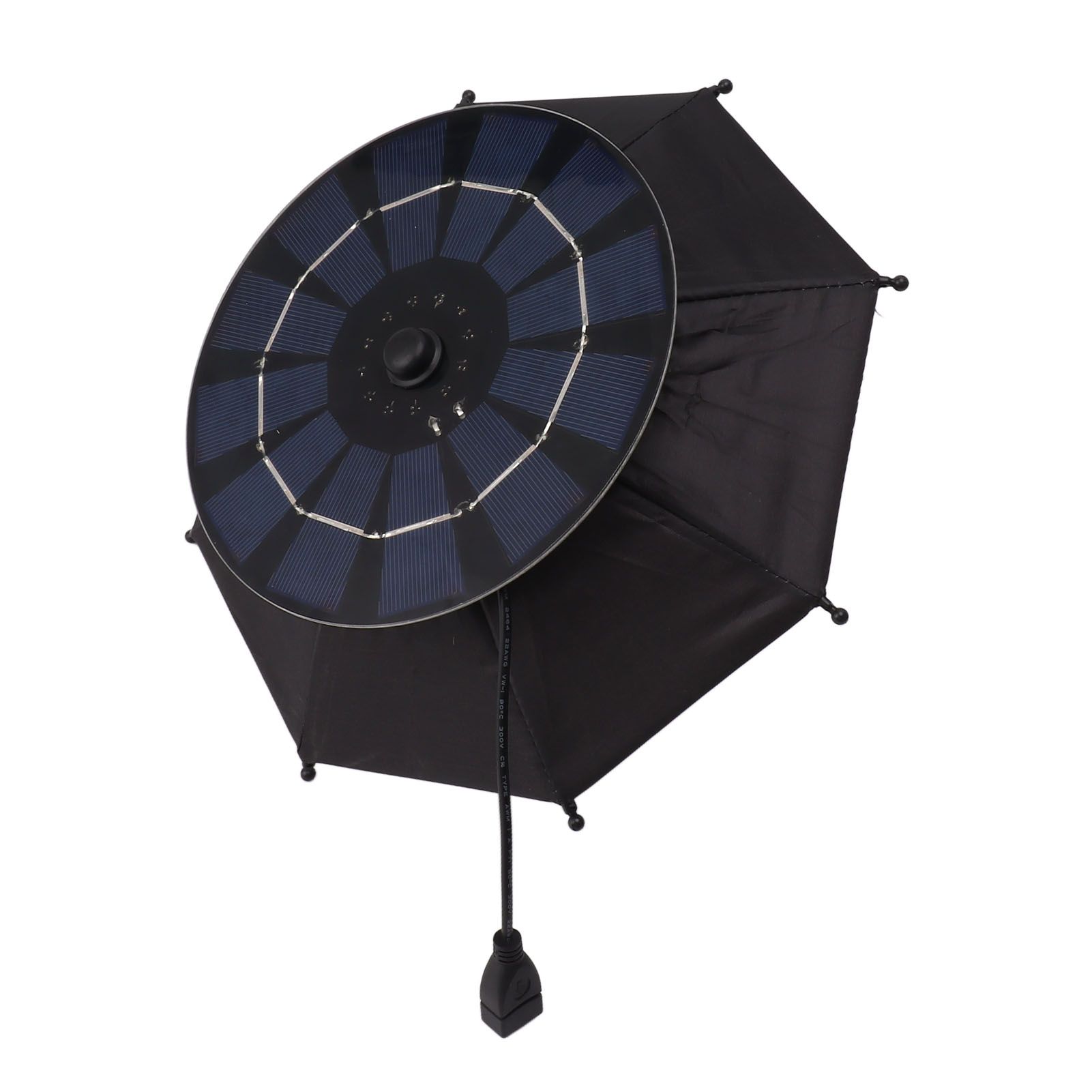 10W Solar Panel Phone Umbrella Rain Protection Phone Stand Charging Umbrella view 3