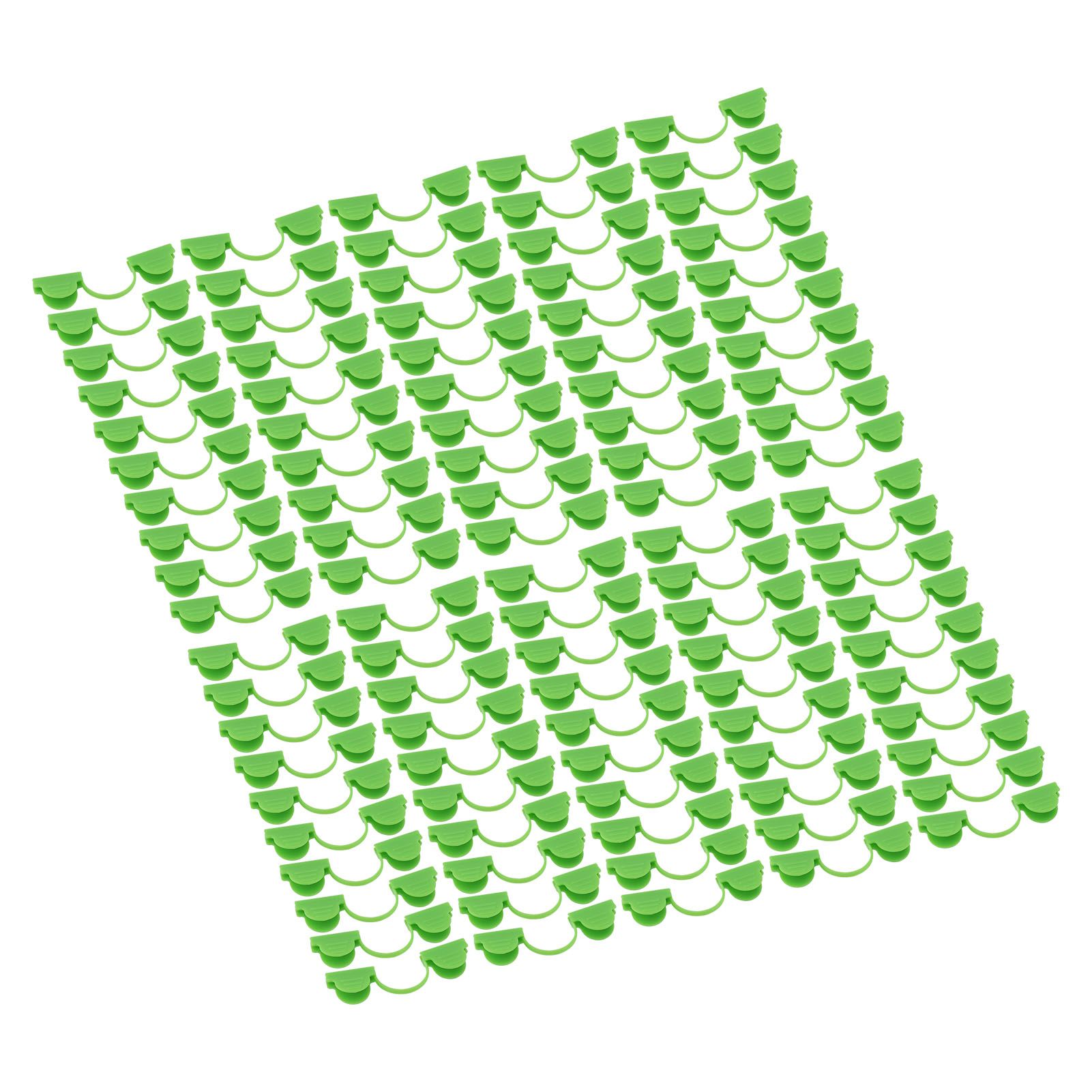 100PCS Greenhouse Arch Frame Double Head Plastic Clip Heating Press Film Clip view 2