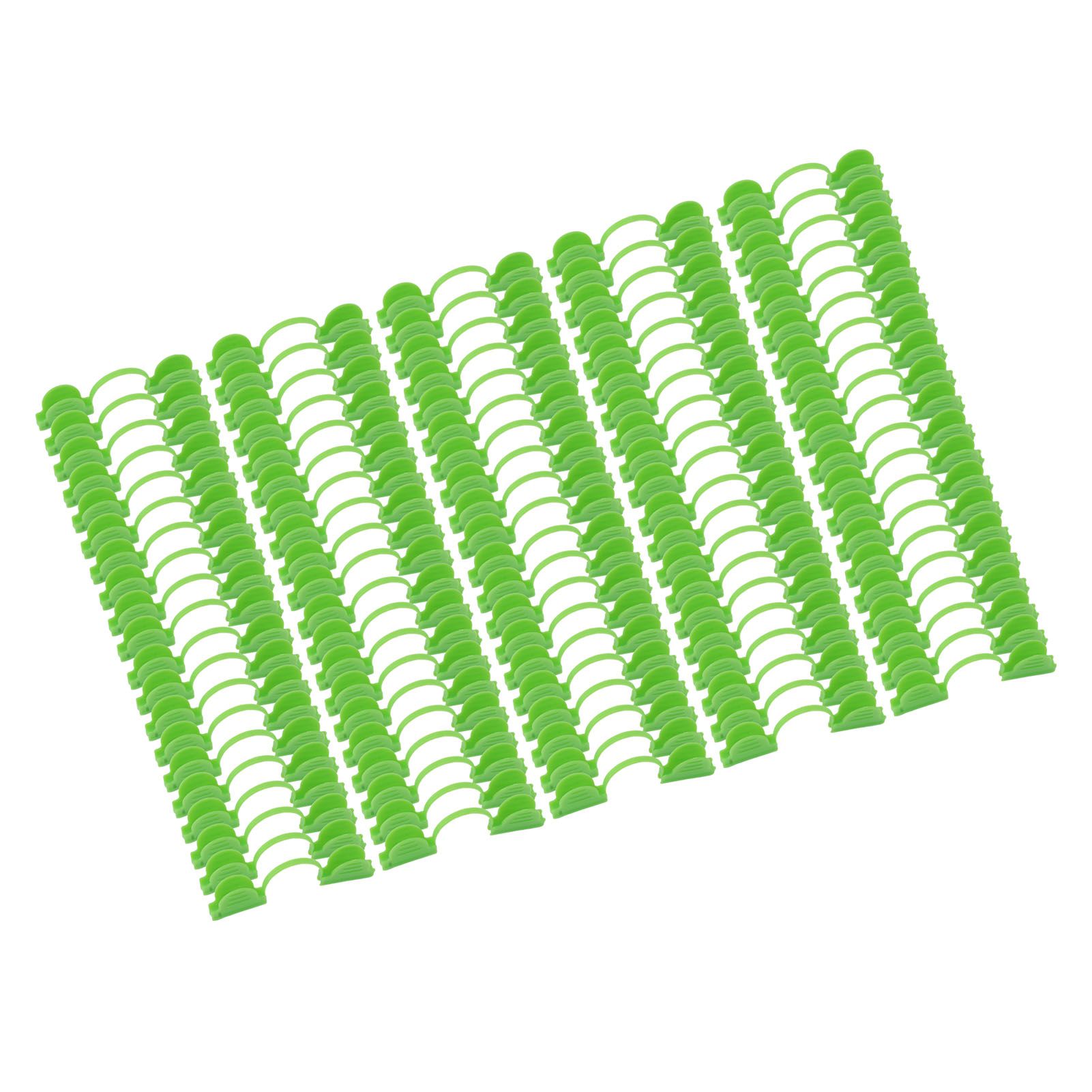 100PCS Greenhouse Arch Frame Double Head Plastic Clip Heating Press Film Clip view 3