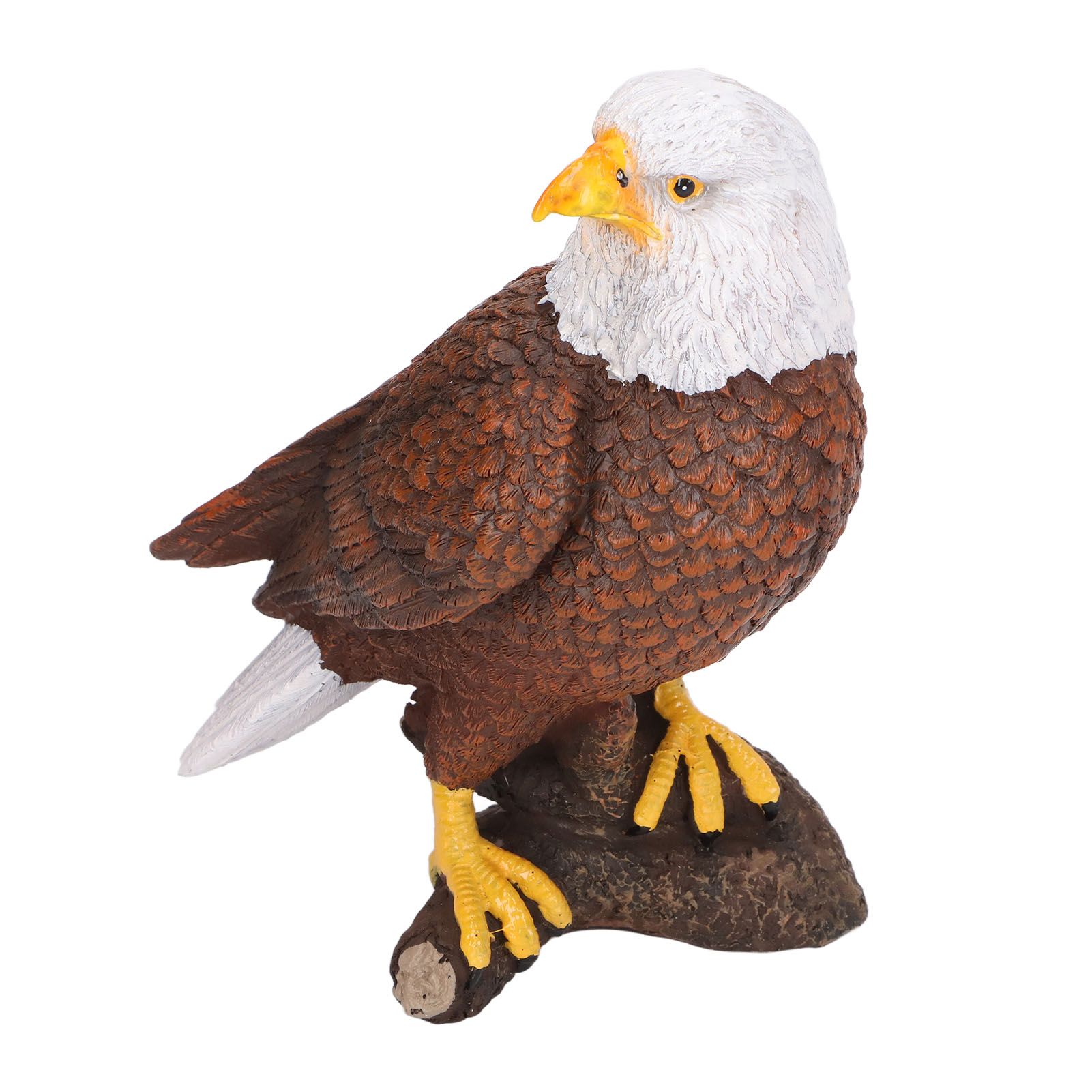 Bald Eagle Statue Head Turn Style Rich Details Stable Durable Resin Patriotic view 3