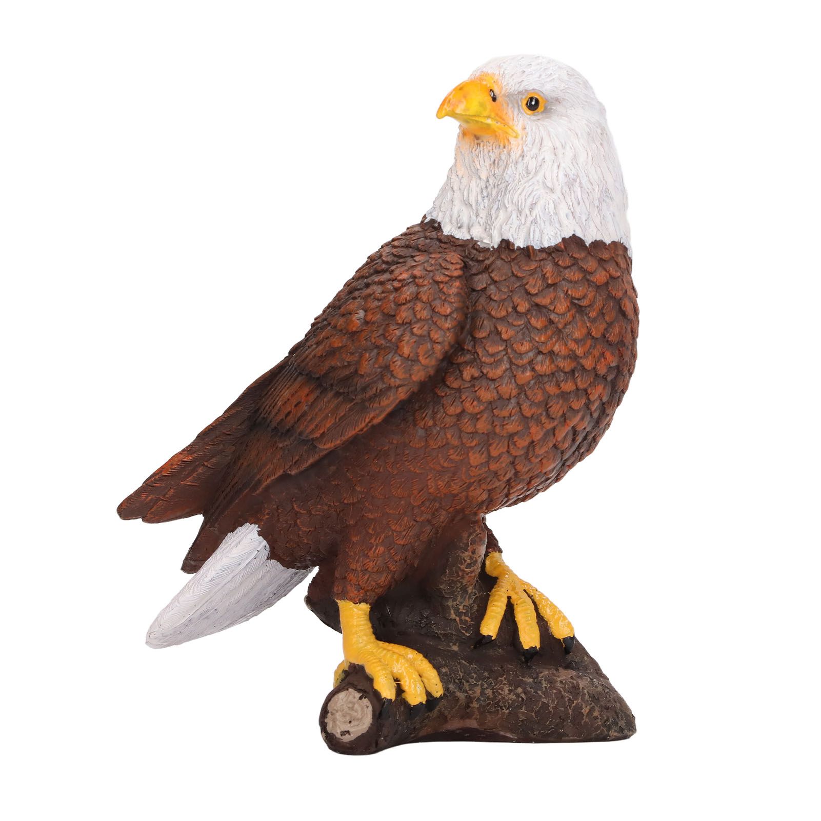 Bald Eagle Statue Head Turn Style Rich Details Stable Durable Resin Patriotic view 4