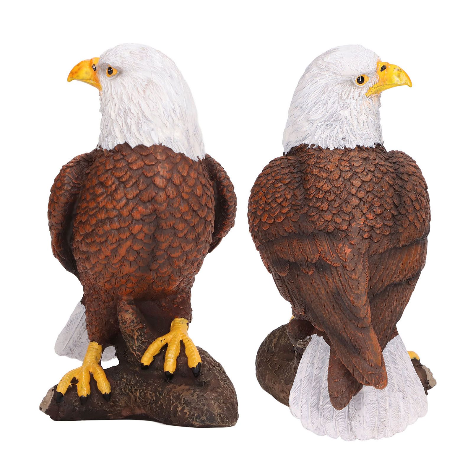 Bald Eagle Statue Head Turn Style Rich Details Stable Durable Resin Patriotic view 10