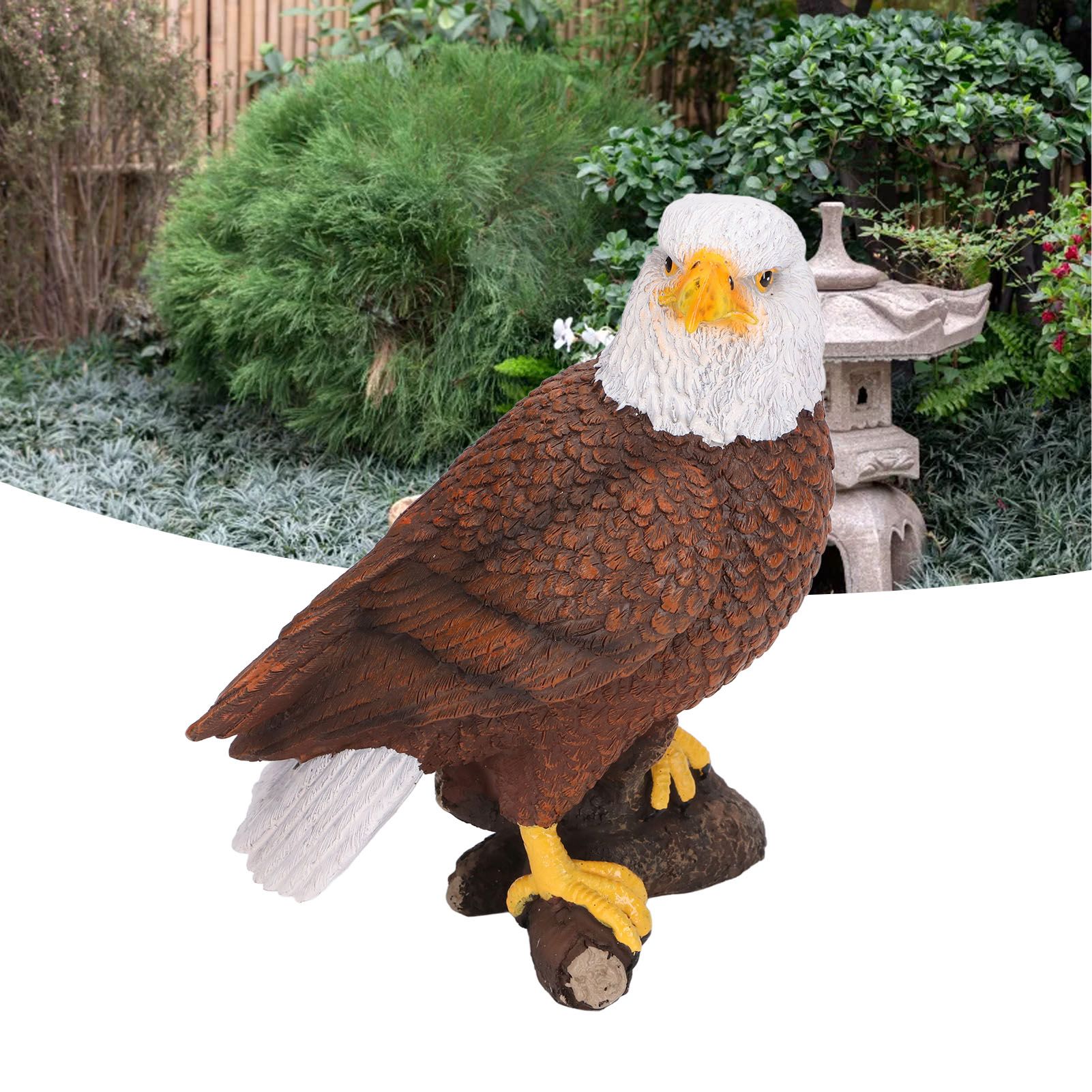 Bald Eagle Statue Head Turn Style Rich Details Stable Durable Resin Patriotic view 12