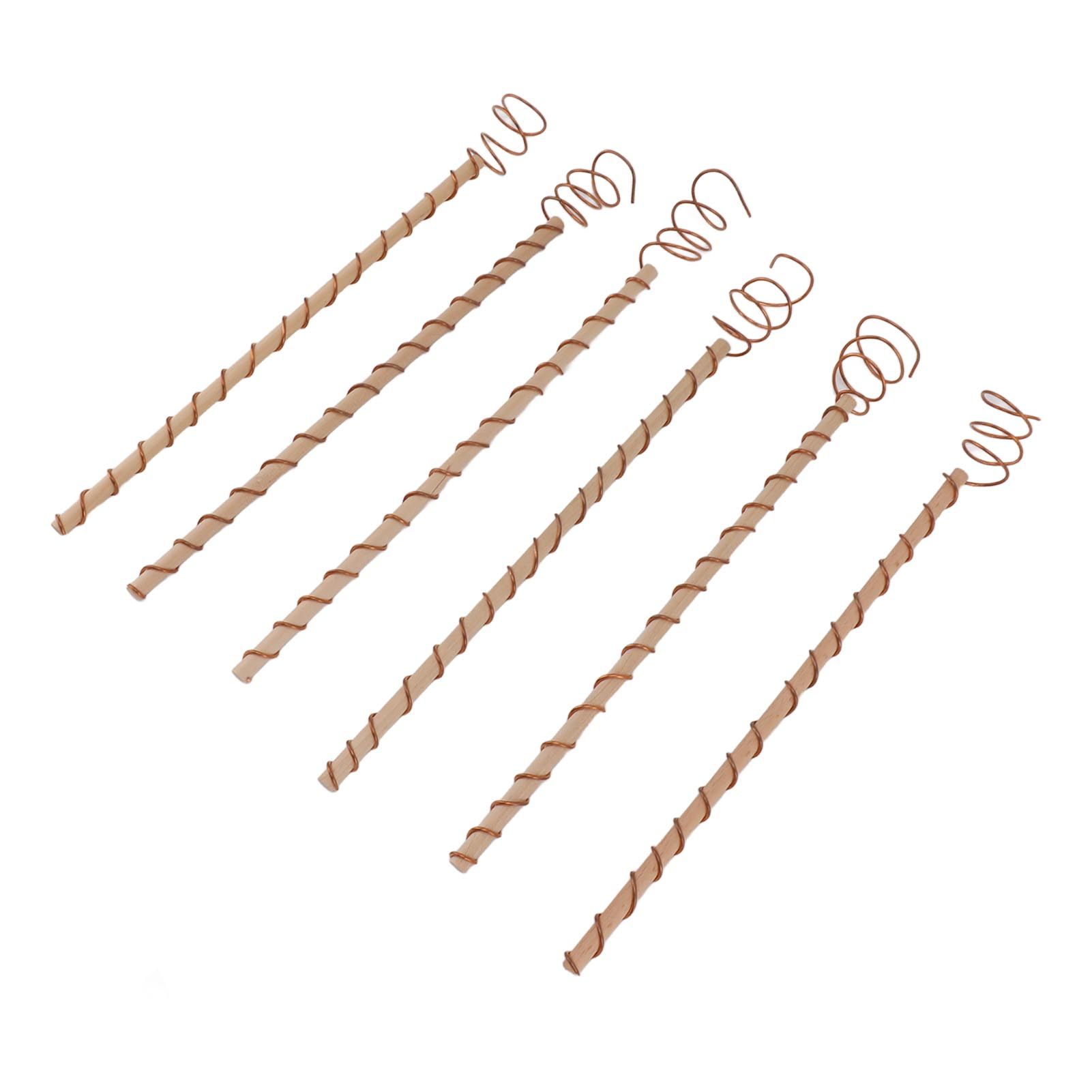 6PCS Electroculture Stakes Stable Support Garden Antenna Copper Coil for view 2