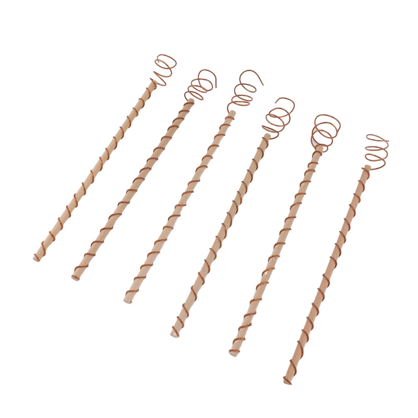 6PCS Electroculture Stakes Stable Support Garden Antenna Copper Coil for view 4