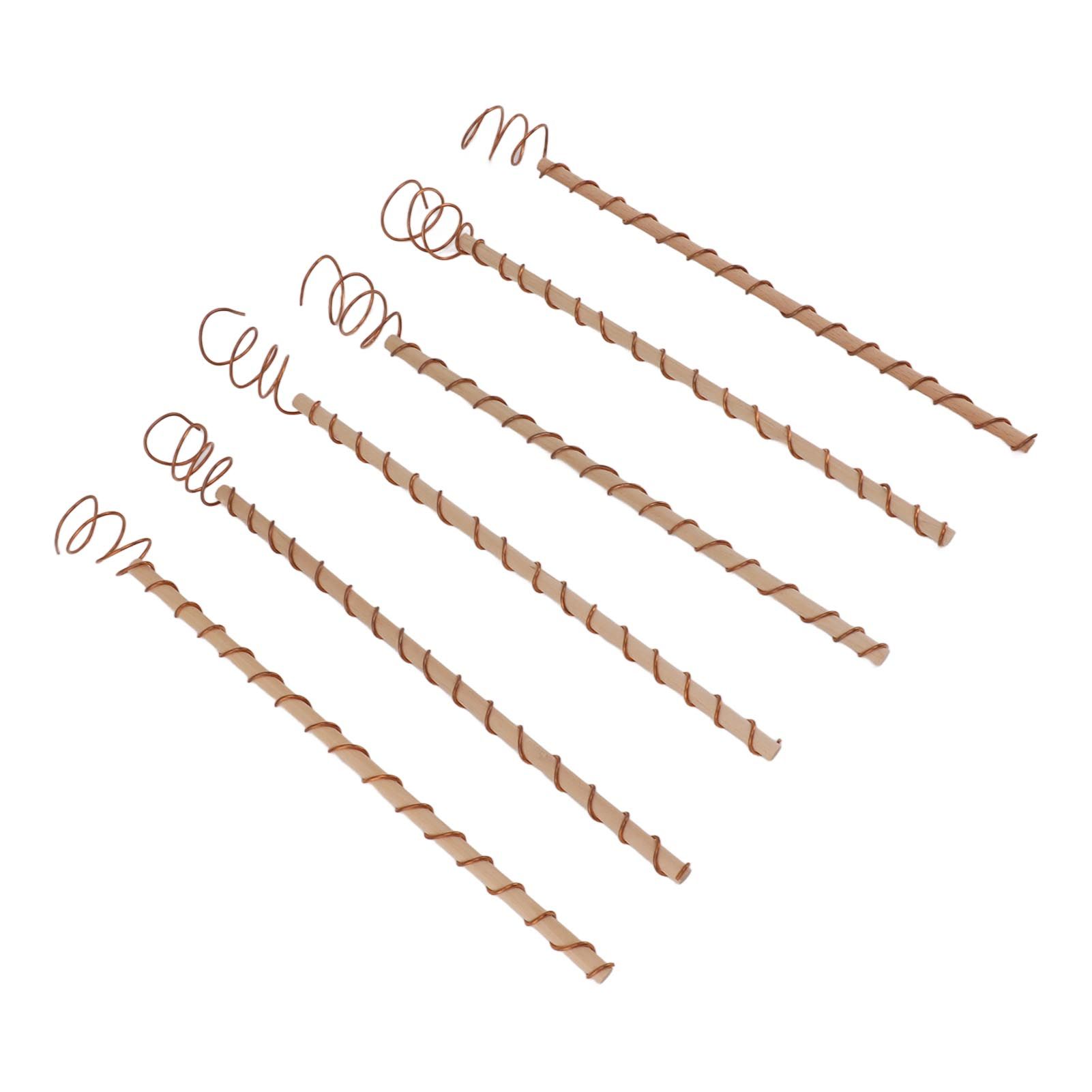 6PCS Electroculture Stakes Stable Support Garden Antenna Copper Coil for view 6