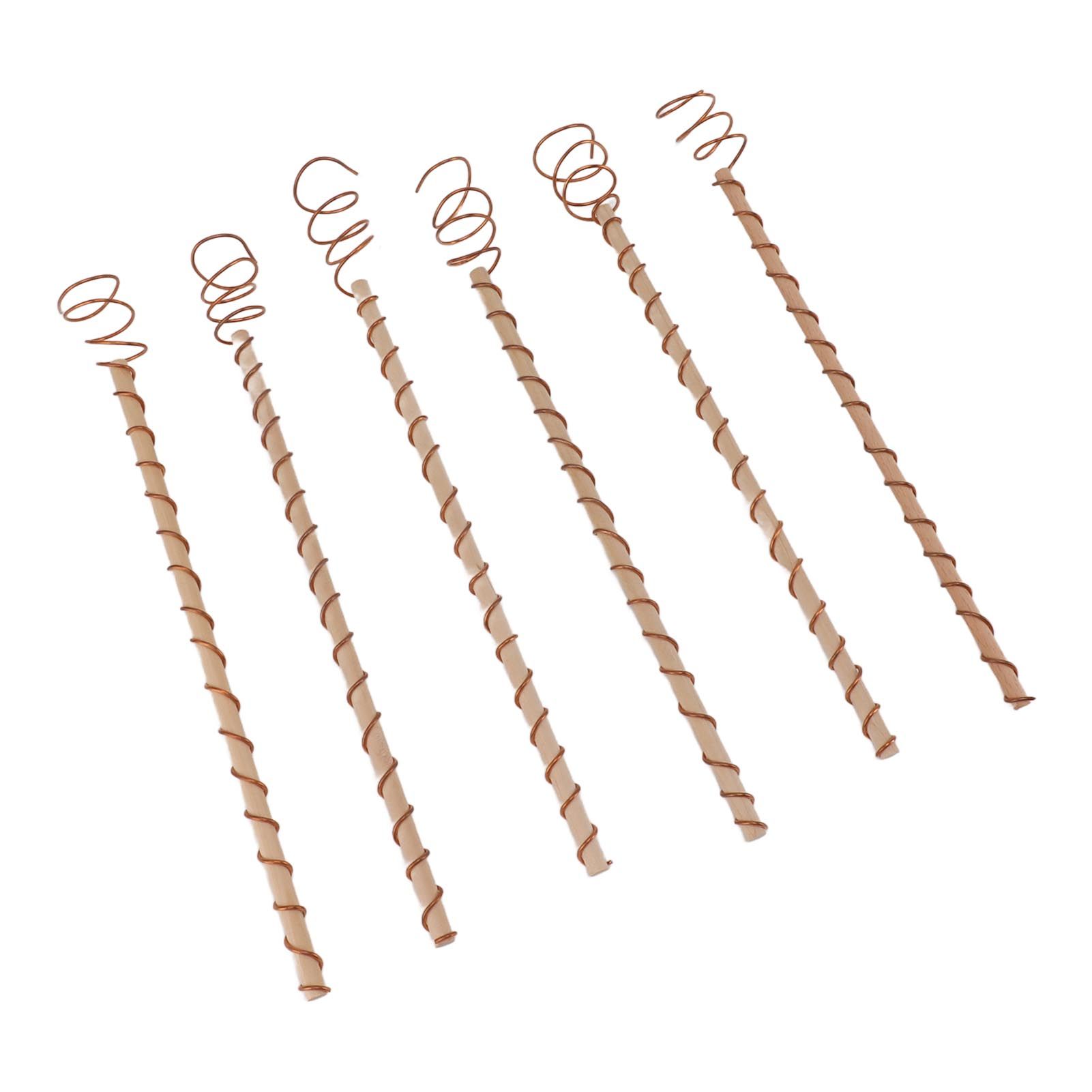 6PCS Electroculture Stakes Stable Support Garden Antenna Copper Coil for view 7