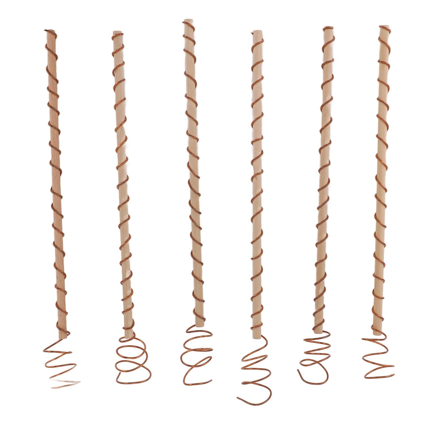 6PCS Electroculture Stakes Stable Support Garden Antenna Copper Coil for view 8