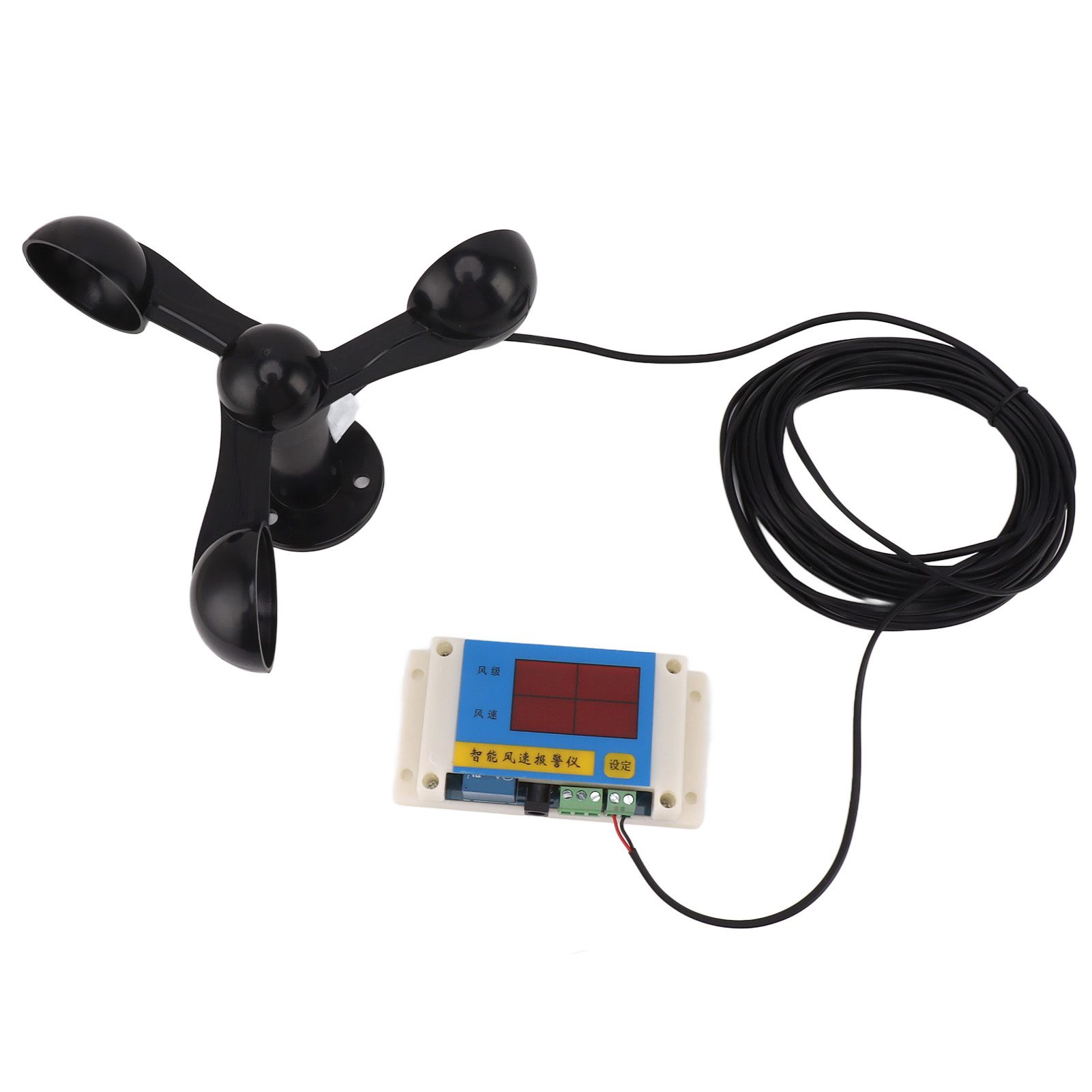 3 Fan Blades Tower Crane Anemometer 3 Blades USB 5V High Accuracy 2‑12 Lever view 3