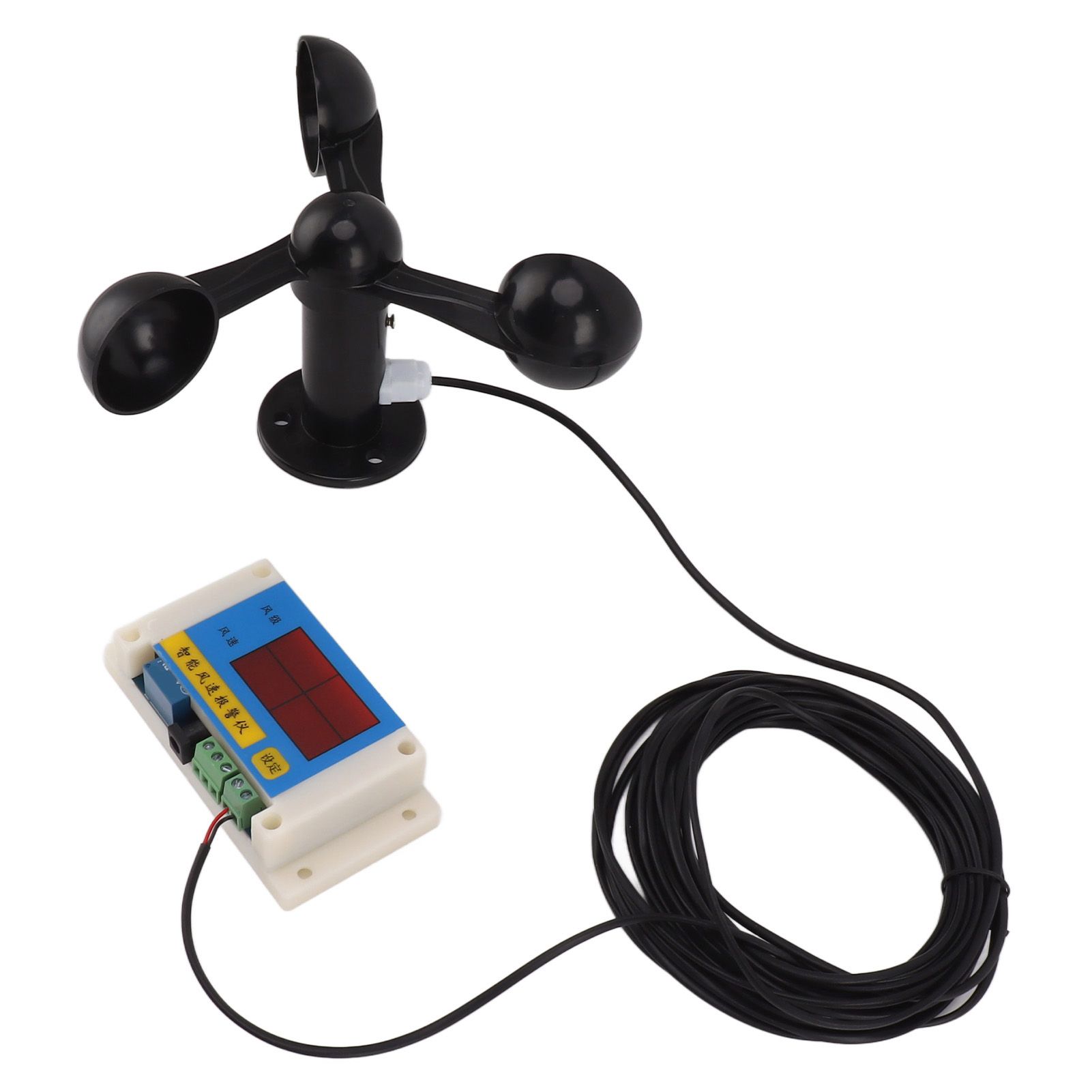 3 Fan Blades Tower Crane Anemometer 3 Blades USB 5V High Accuracy 2‑12 Lever view 4