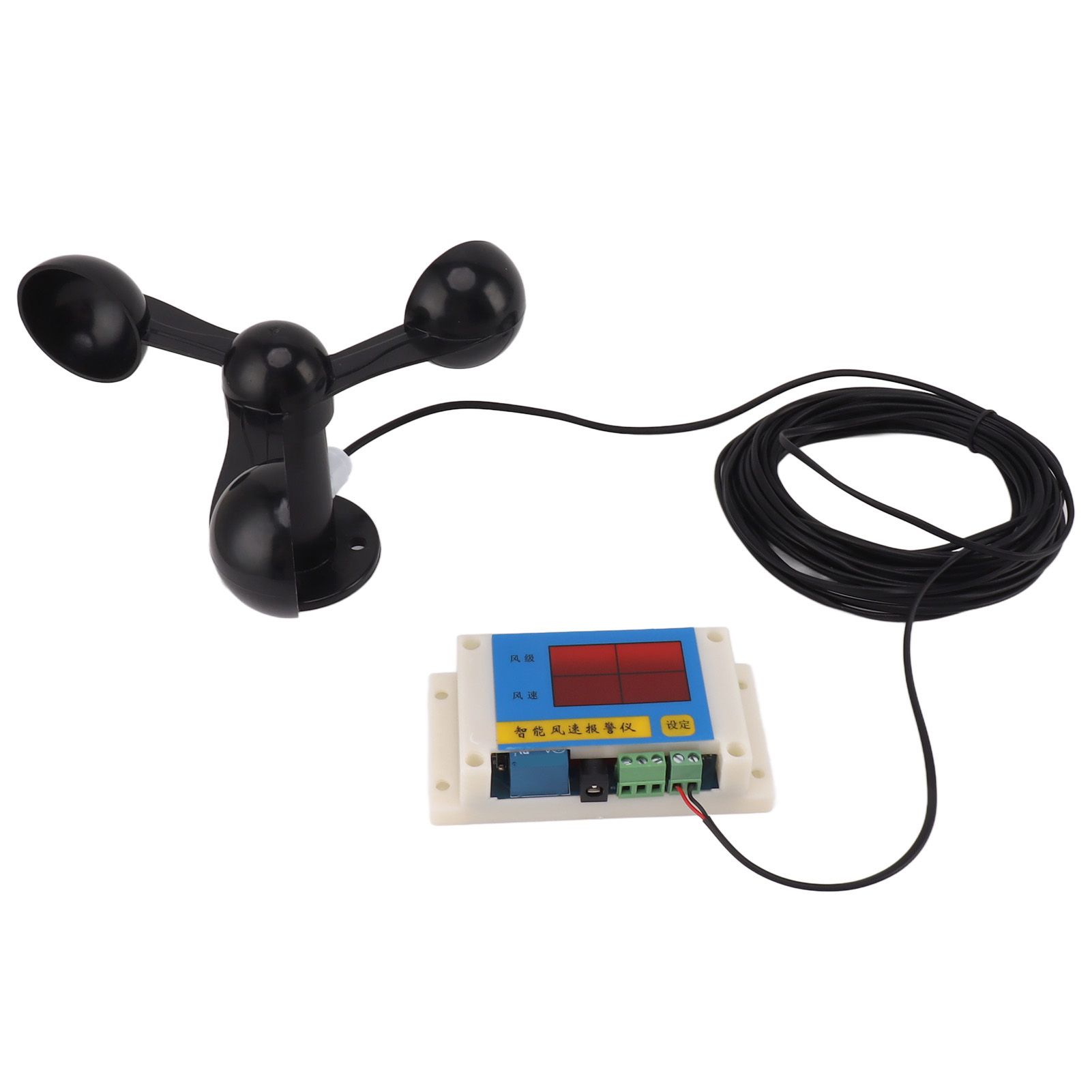 3 Fan Blades Tower Crane Anemometer 3 Blades USB 5V High Accuracy 2‑12 Lever view 6