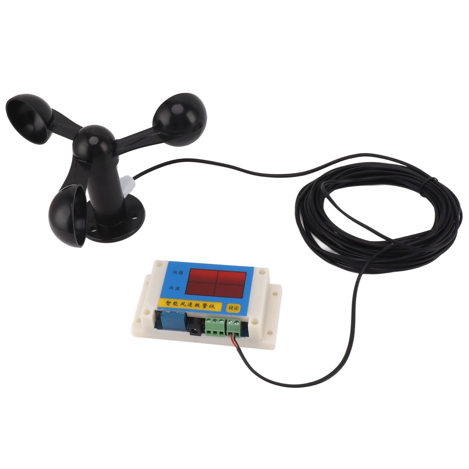 3 Fan Blades Tower Crane Anemometer 3 Blades USB 5V High Accuracy 2‑12 Lever view 8