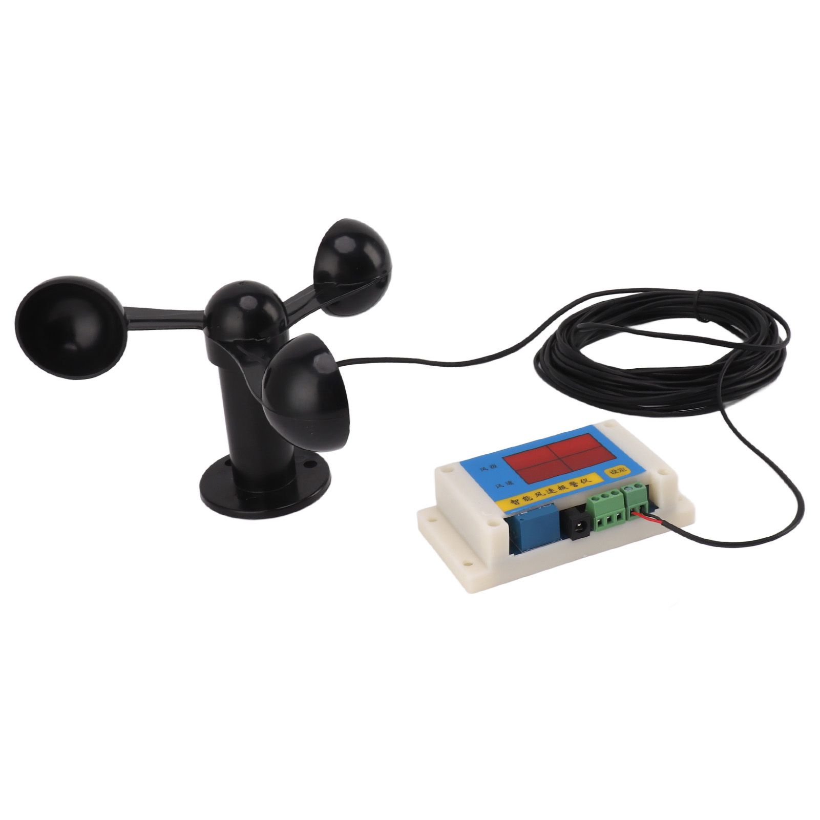 3 Fan Blades Tower Crane Anemometer 3 Blades USB 5V High Accuracy 2‑12 Lever view 10