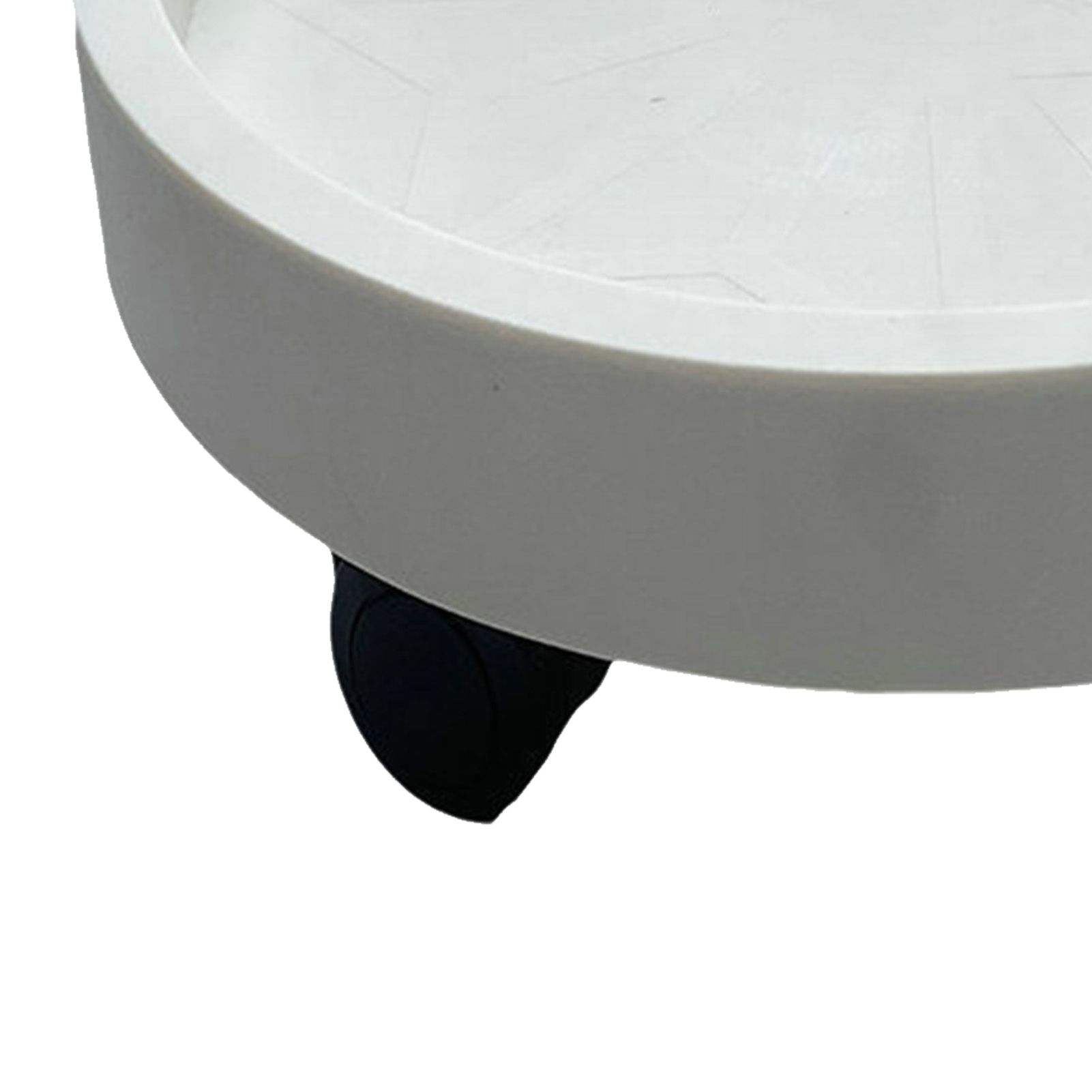 Flower Pot Tray Wheels Round Shape Removable Rotating Wheels Plant Stand for view 8
