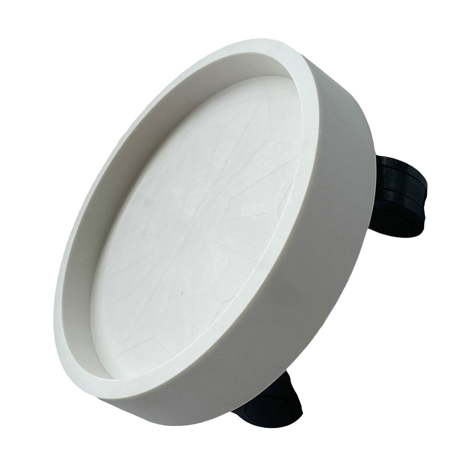 Flower Pot Tray Wheels Round Shape Removable Rotating Wheels Plant Stand for view 11