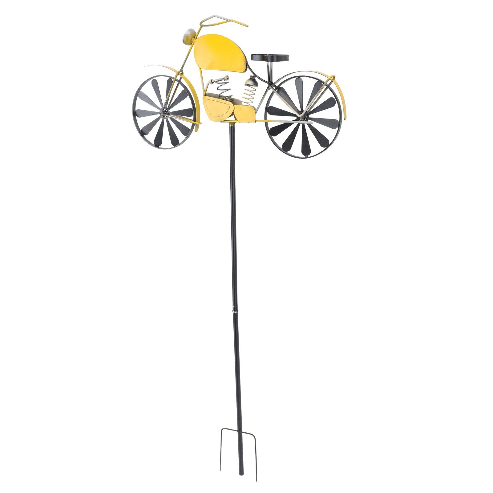 Motorcycle Wind Spinners Motorcycle Garden Spinner Vintage Style Stake view 4