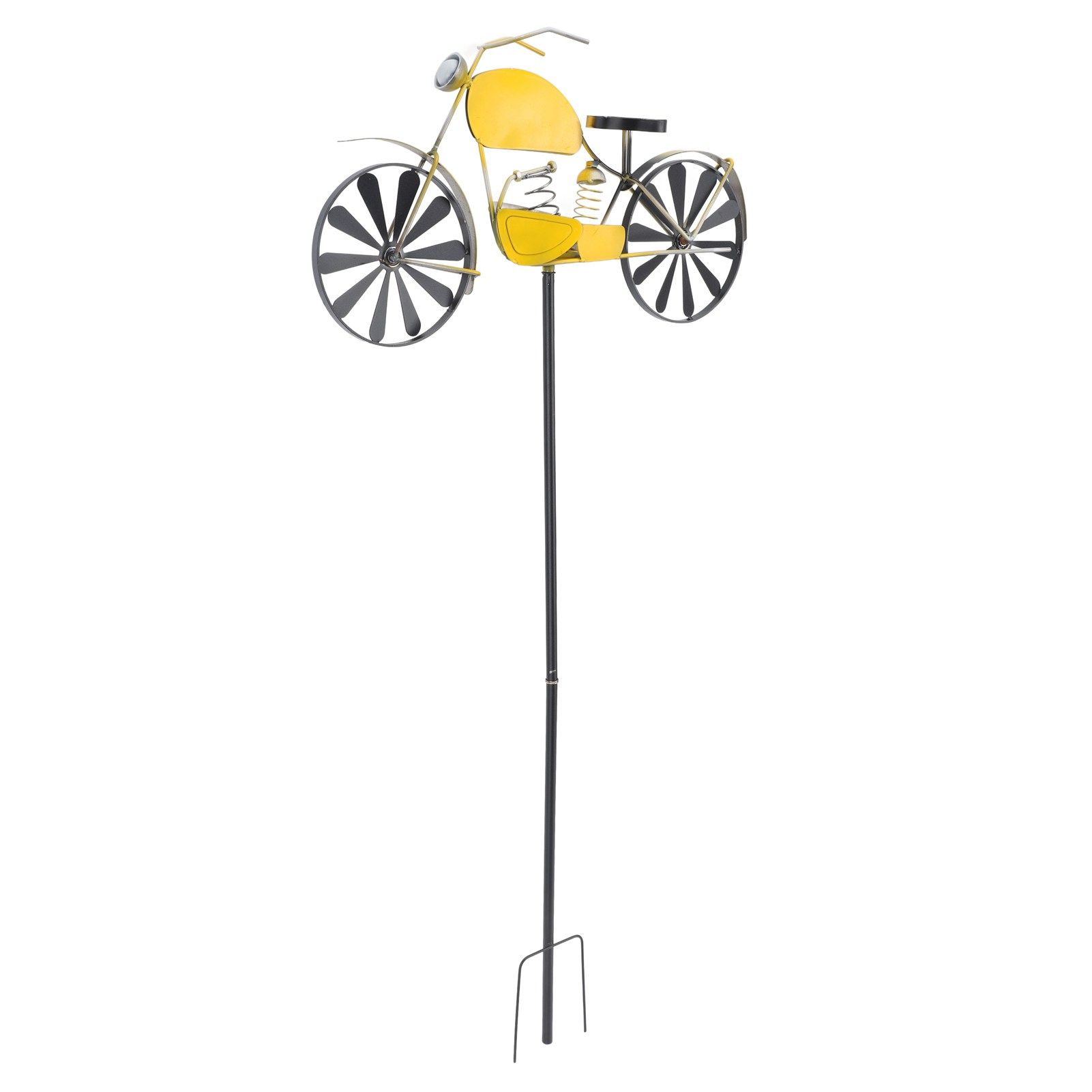 Motorcycle Wind Spinners Motorcycle Garden Spinner Vintage Style Stake view 5