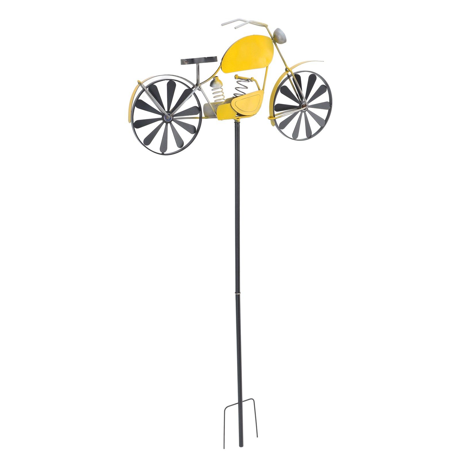 Motorcycle Wind Spinners Motorcycle Garden Spinner Vintage Style Stake view 6