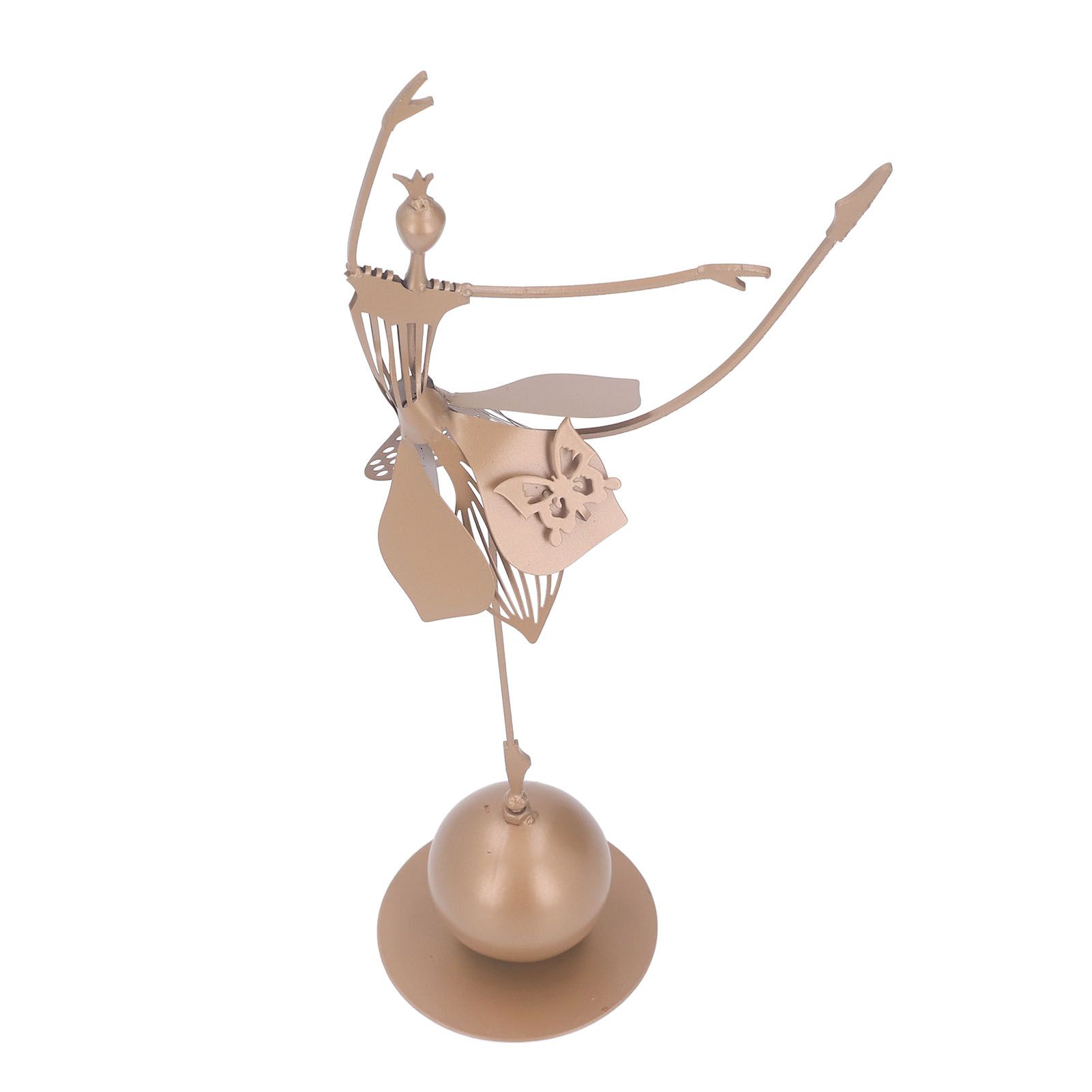 Dancing Girl Statue Lifelike Waterproof Colorfast Rugged Garden Dancing Girl