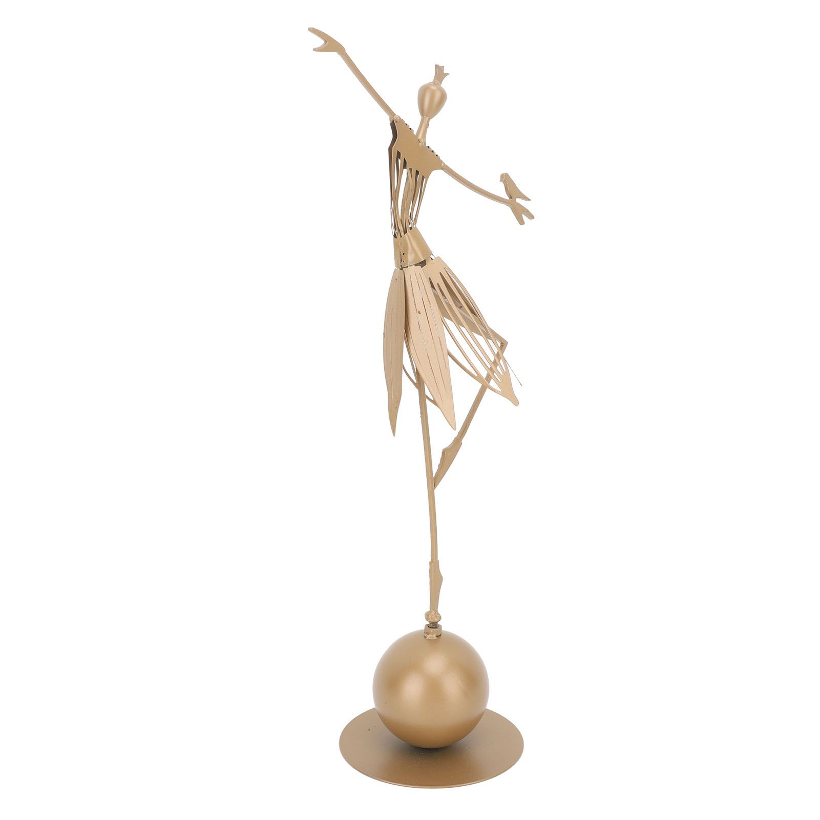 Dancing Girl Statue Metal Outdoor Sculpture Garden Decoration for Lawn view 5