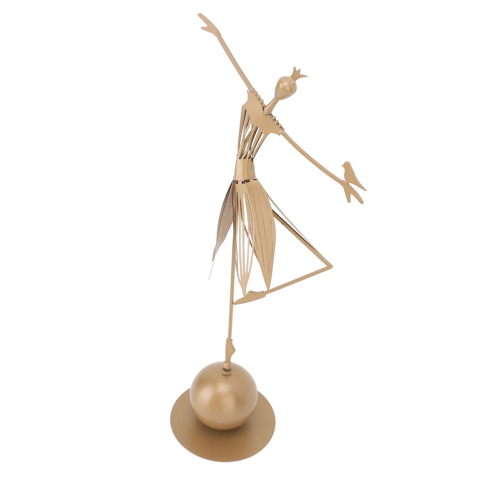Dancing Girl Statue Metal Outdoor Sculpture Garden Decoration for Lawn view 6