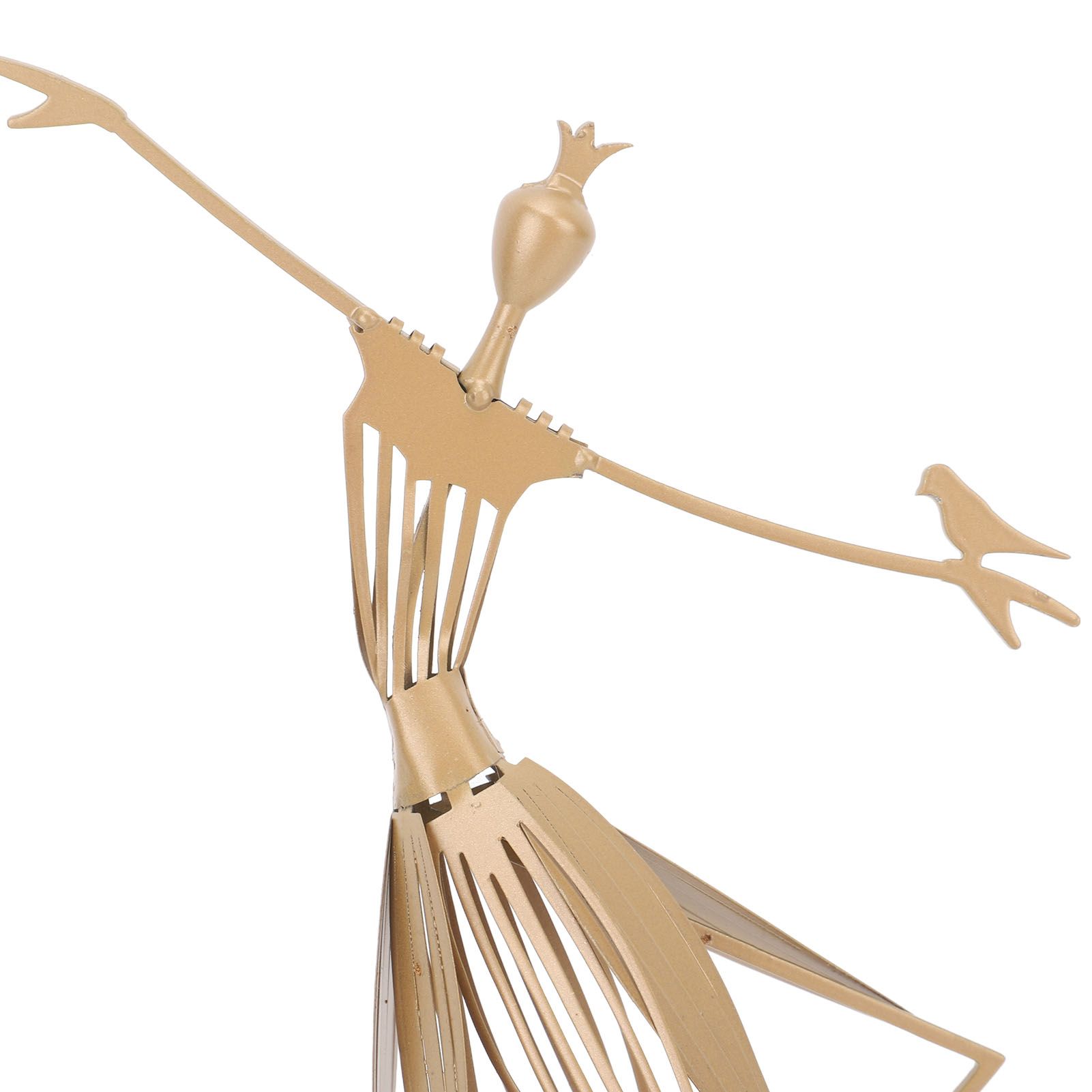 Dancing Girl Statue Metal Outdoor Sculpture Garden Decoration for Lawn view 13