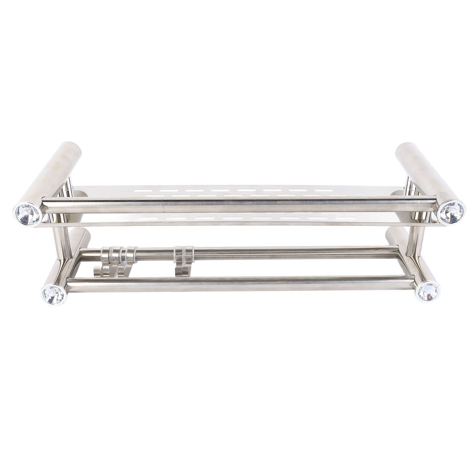 Bathroom Floating Shelves Stainless Steel Thicken Single Layer 40cm Shower view 9