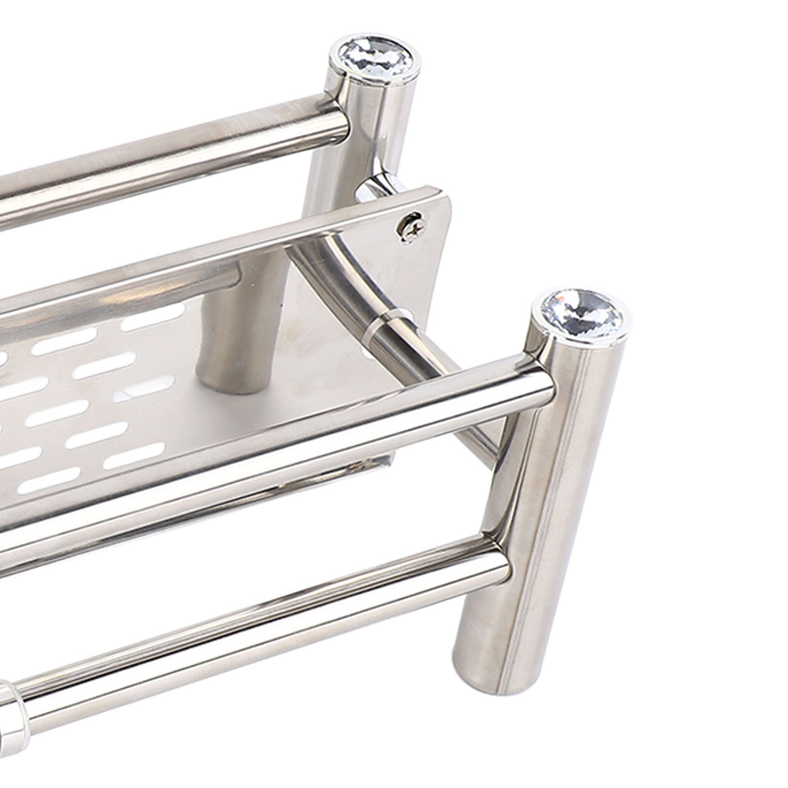 Bathroom Floating Shelves Stainless Steel Thicken Single Layer 40cm Shower view 15