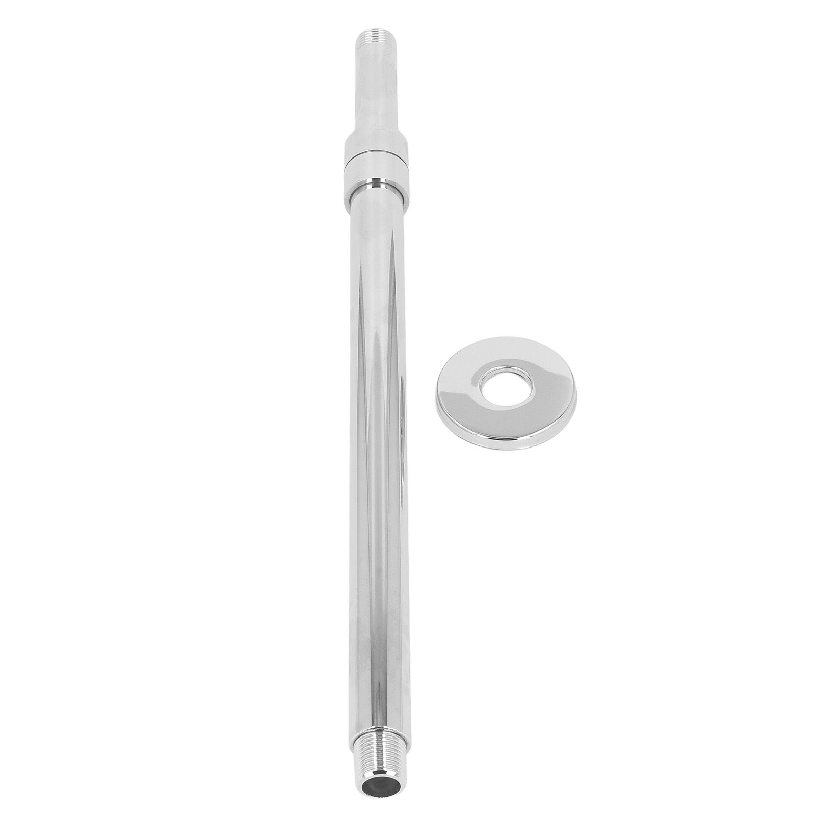 27.6in Ceiling Mount Rain Shower Head Shower Arm Adjustable Shower Extension